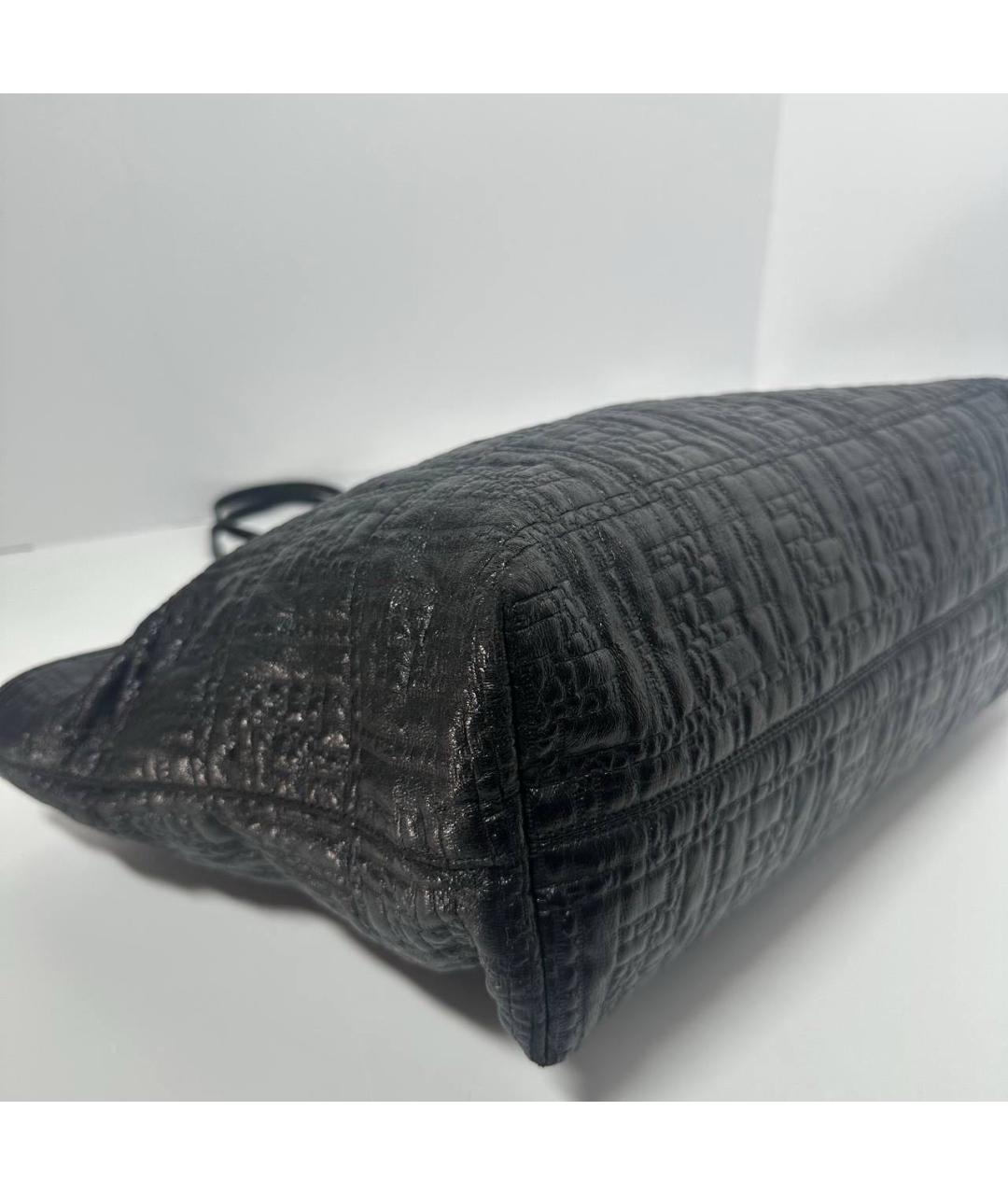 FENDI Черная сумка с короткими ручками, фото 6