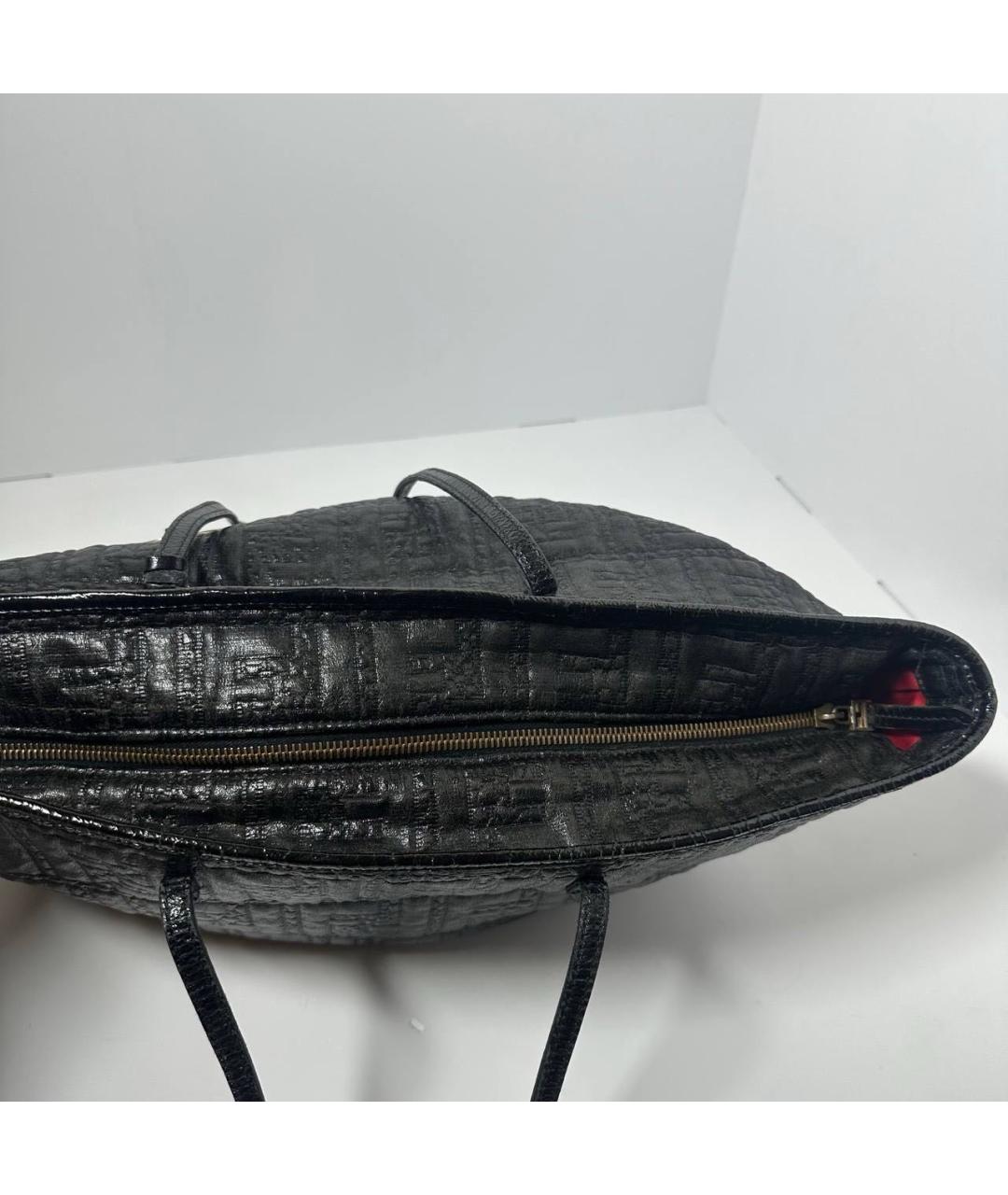 FENDI Черная сумка с короткими ручками, фото 8
