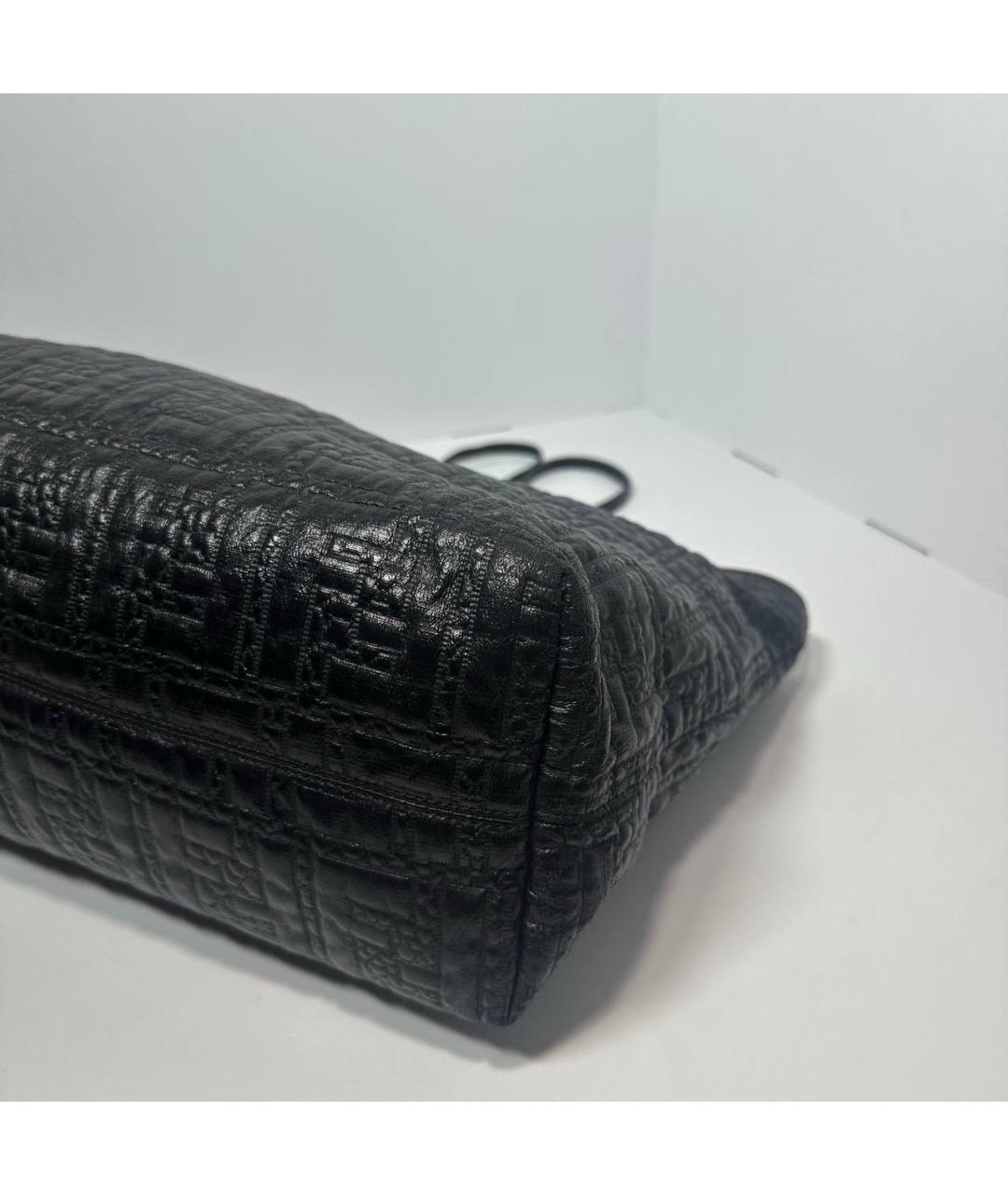 FENDI Черная сумка с короткими ручками, фото 7