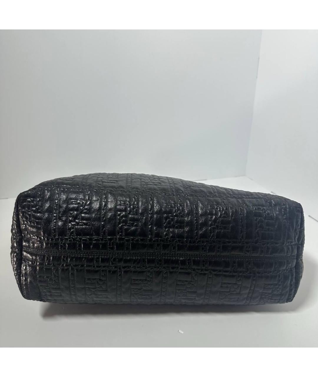 FENDI Черная сумка с короткими ручками, фото 3