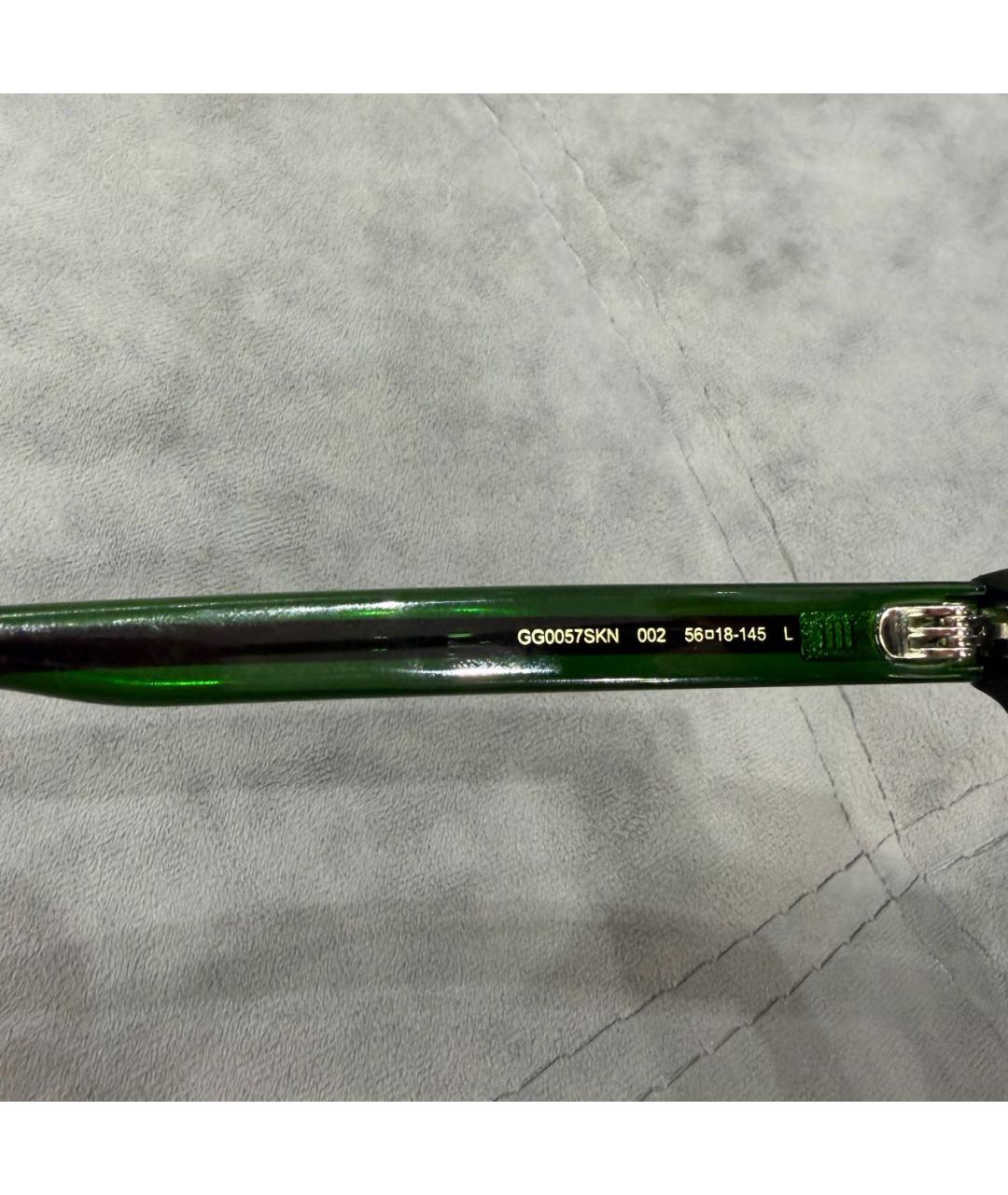 GUCCI Черные пластиковые солнцезащитные очки, фото 5