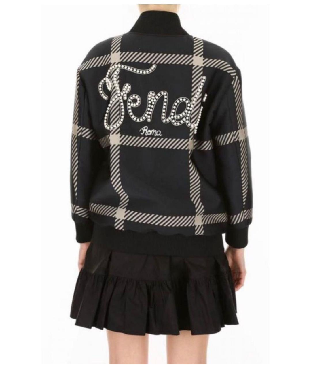 FENDI Черная куртка, фото 5