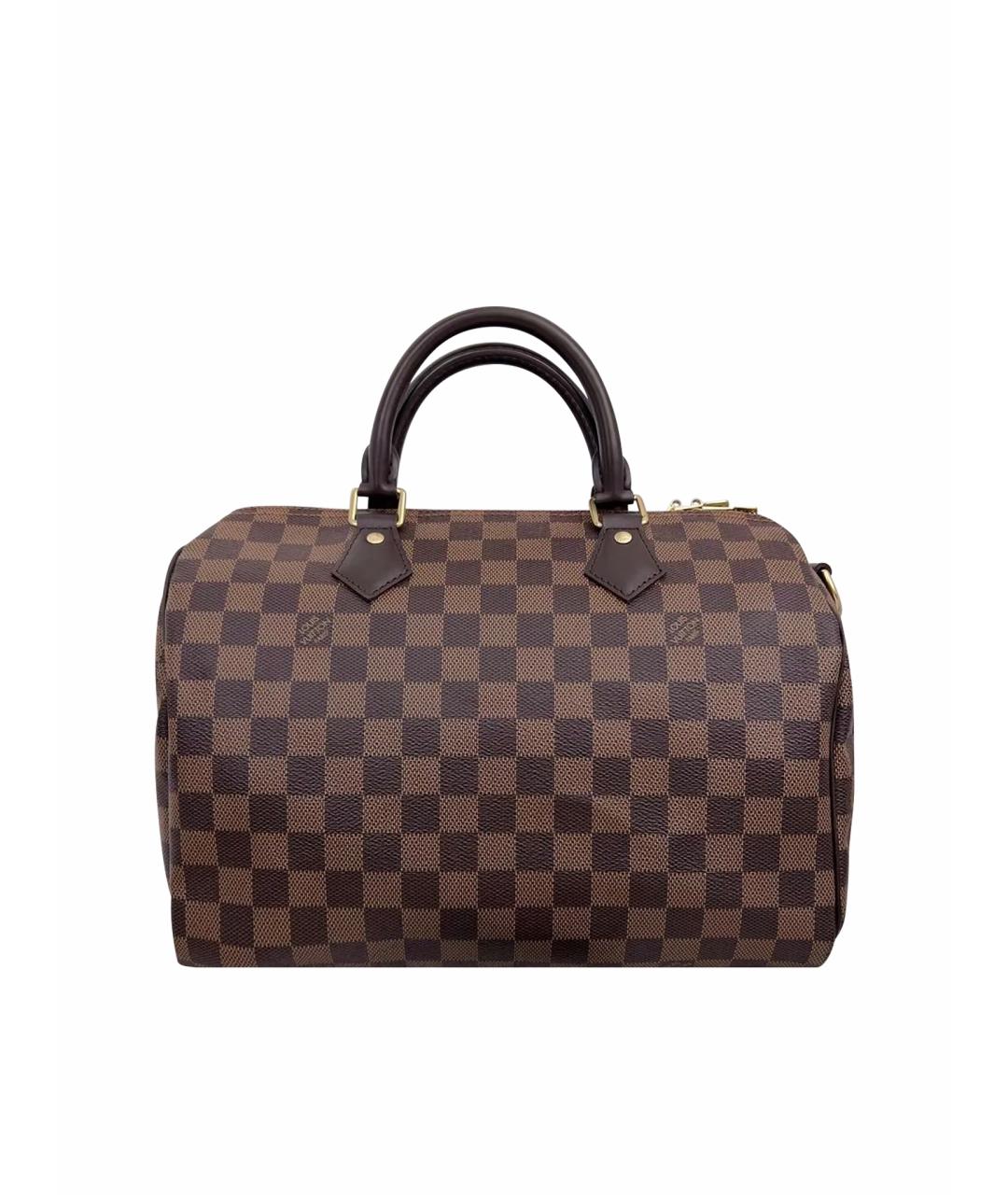 LOUIS VUITTON Коричневая сумка с короткими ручками, фото 1