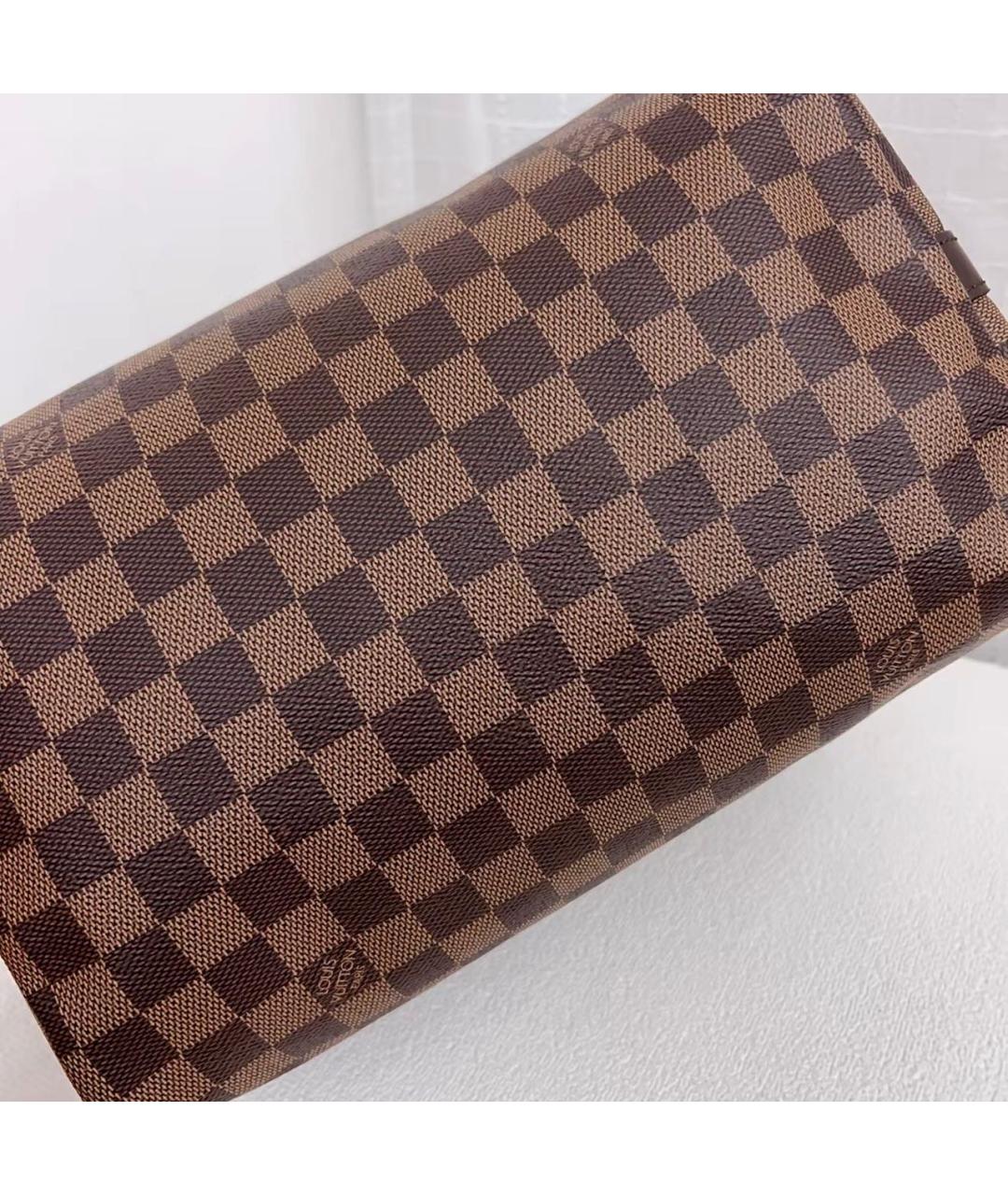 LOUIS VUITTON Коричневая сумка с короткими ручками, фото 3