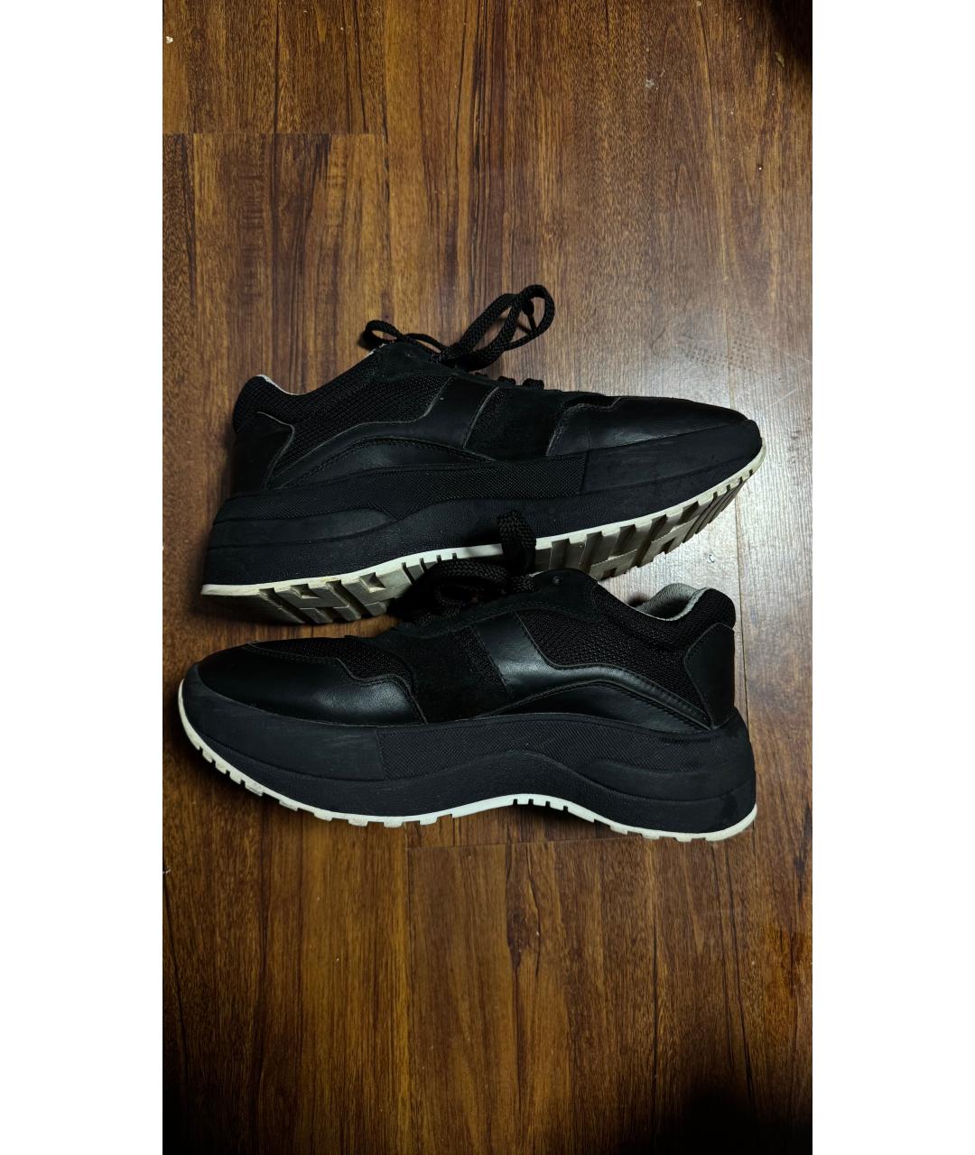 CELINE Черные кожаные кроссовки, фото 3