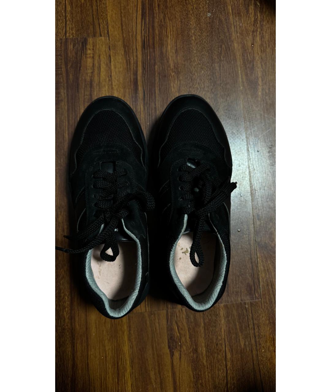 CELINE Черные кожаные кроссовки, фото 2