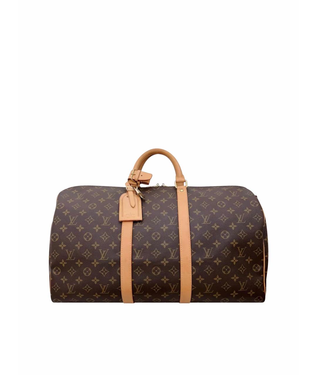 LOUIS VUITTON Коричневая дорожная/спортивная сумка, фото 1