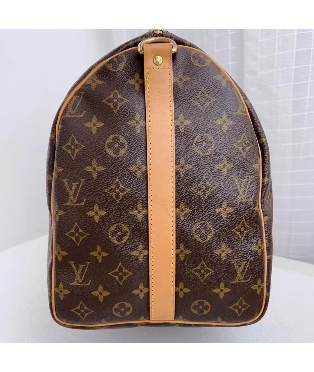 LOUIS VUITTON Коричневая дорожная/спортивная сумка, фото 5