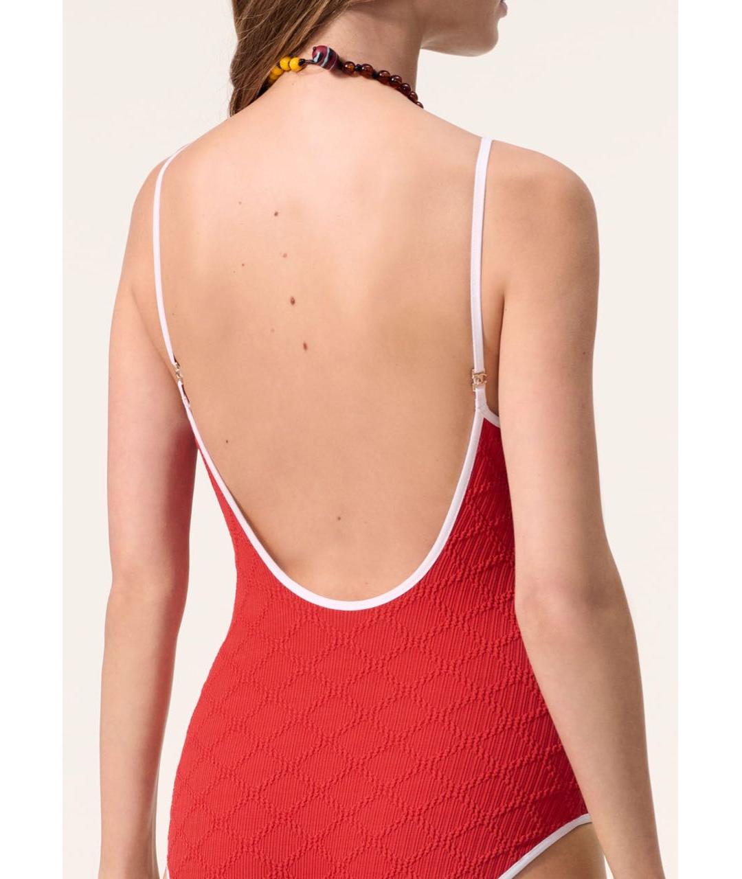 CHANEL Красный купальник, фото 5