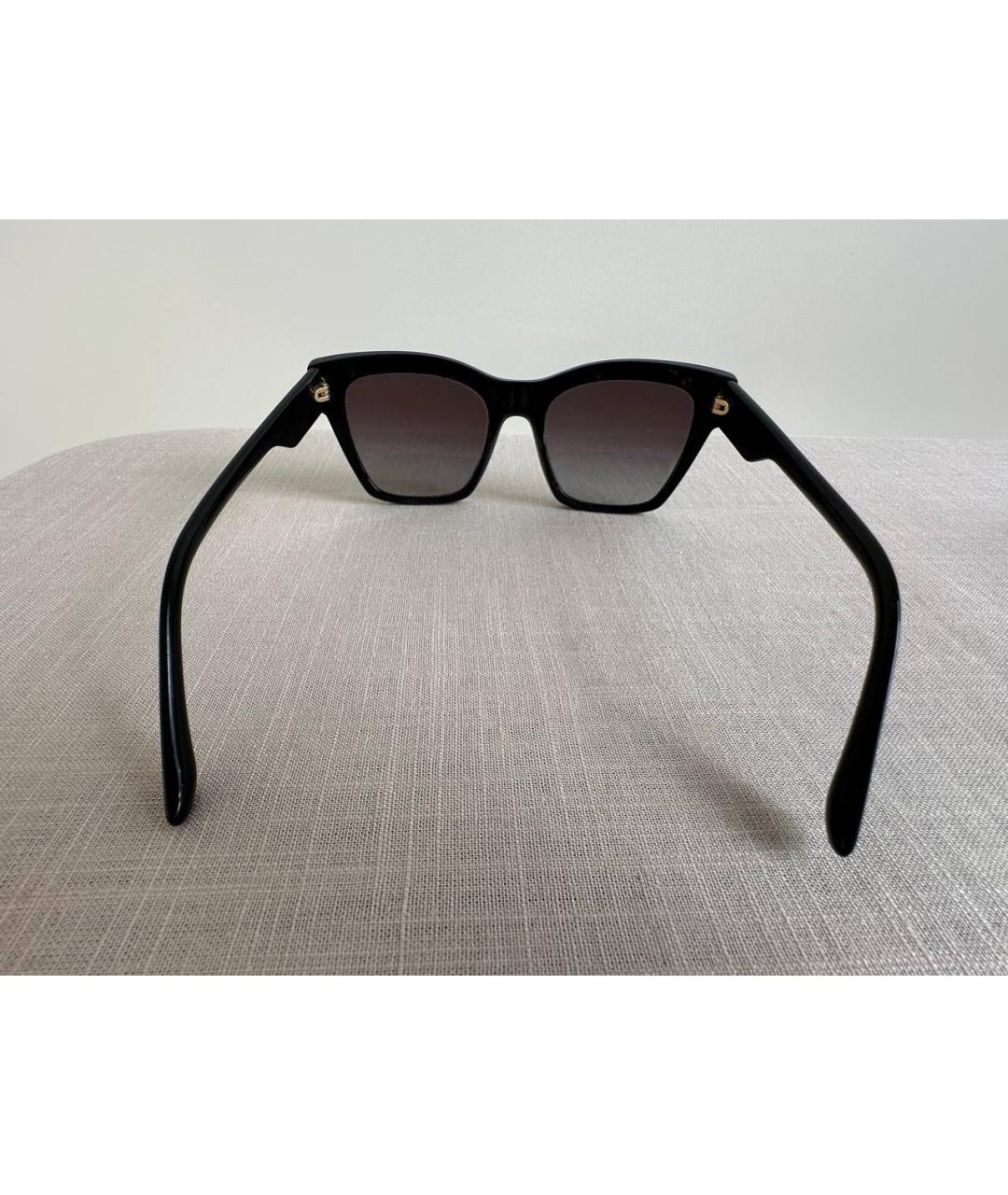 DOLCE&GABBANA Черные пластиковые солнцезащитные очки, фото 4