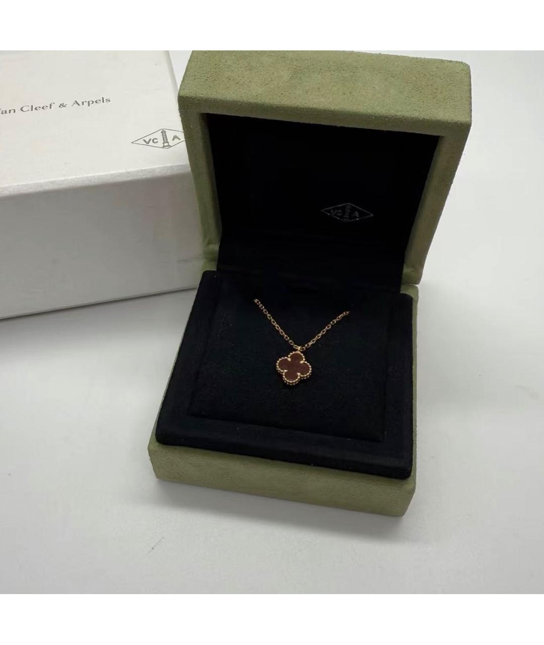 VAN CLEEF & ARPELS Бордовая подвеска, фото 2