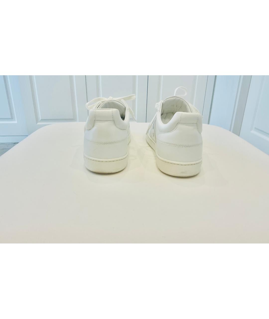 CHRISTIAN DIOR Белые кожаные кроссовки, фото 4