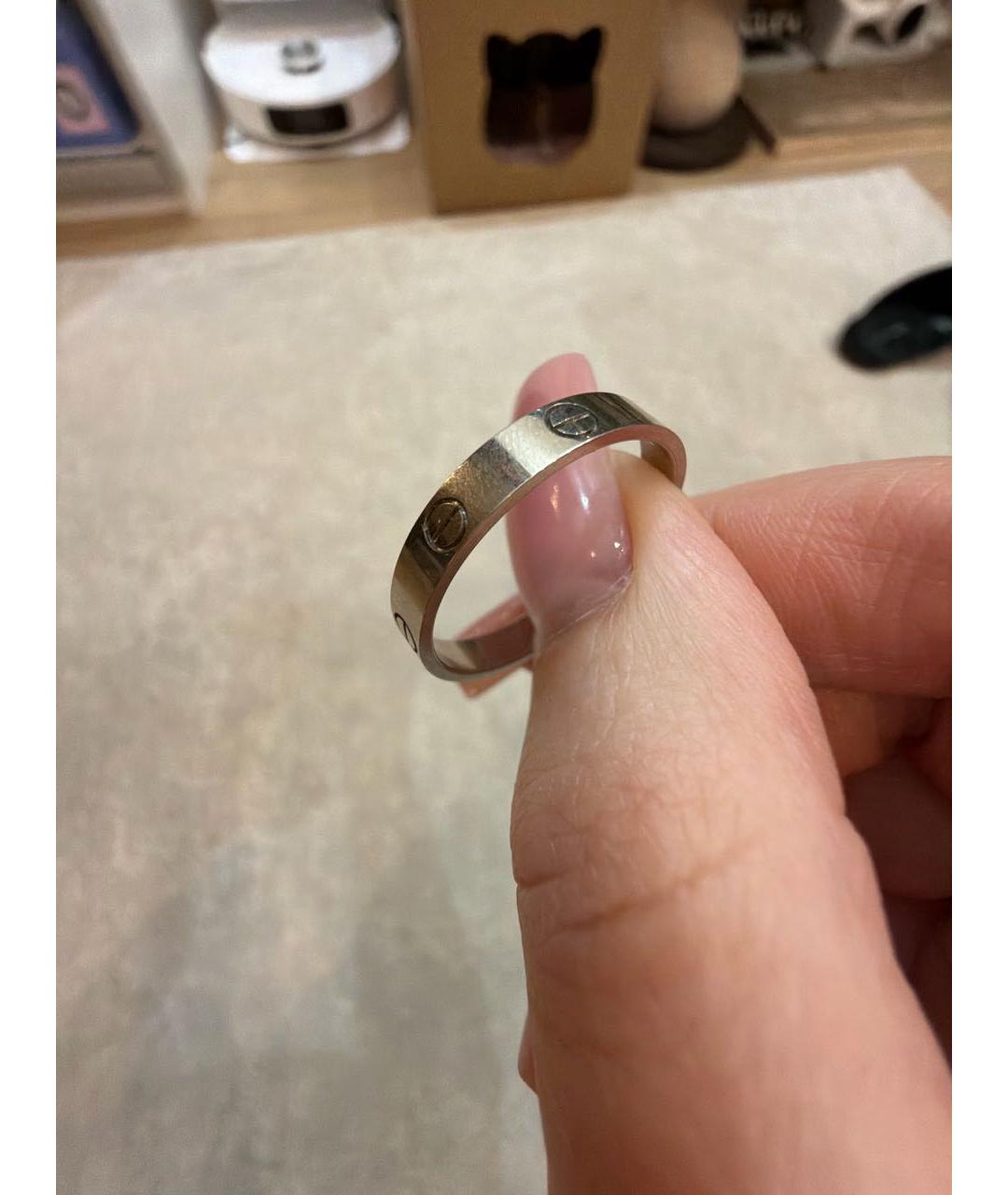 CARTIER Серебряное кольцо из белого золота, фото 2
