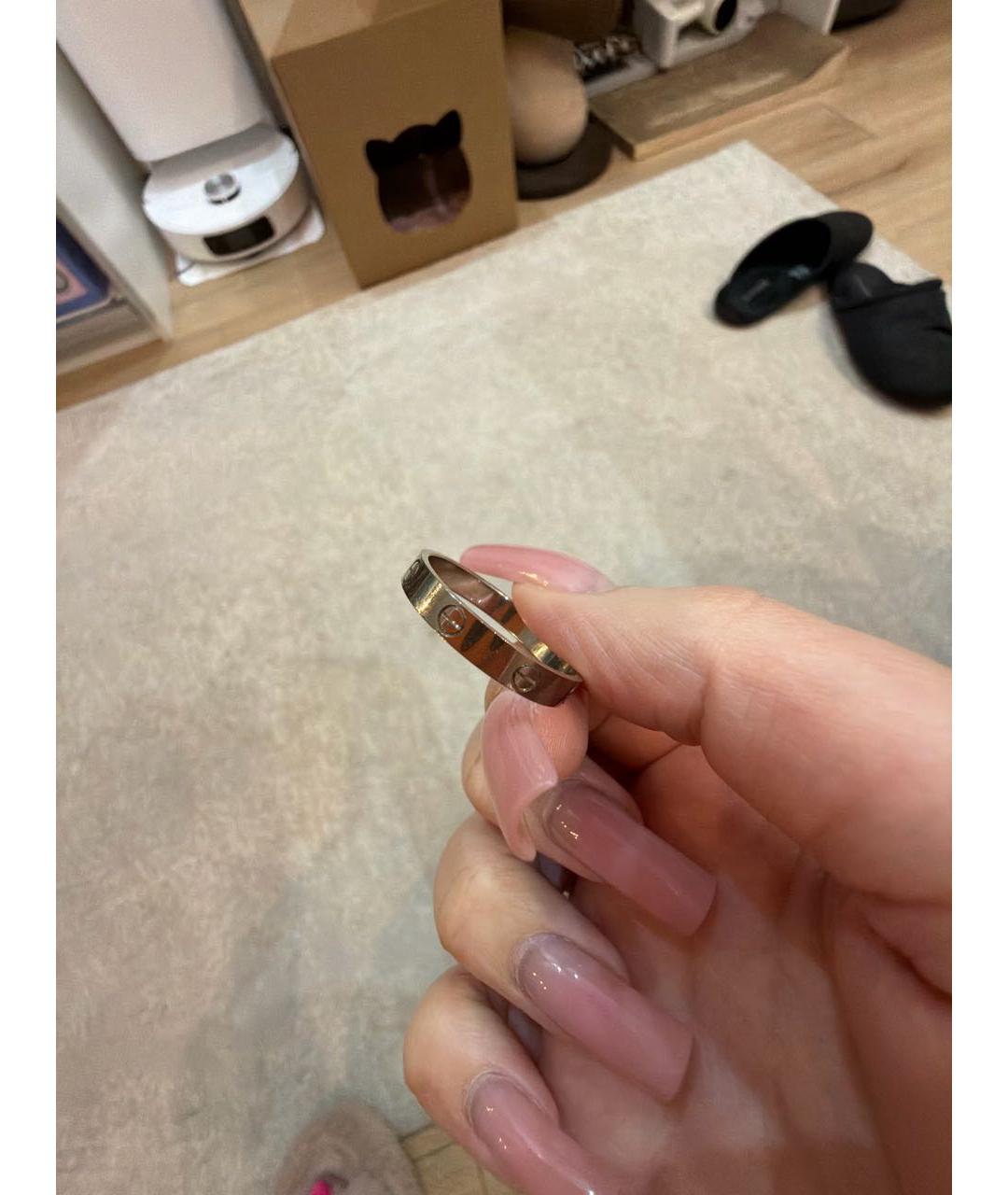 CARTIER Серебряное кольцо из белого золота, фото 9