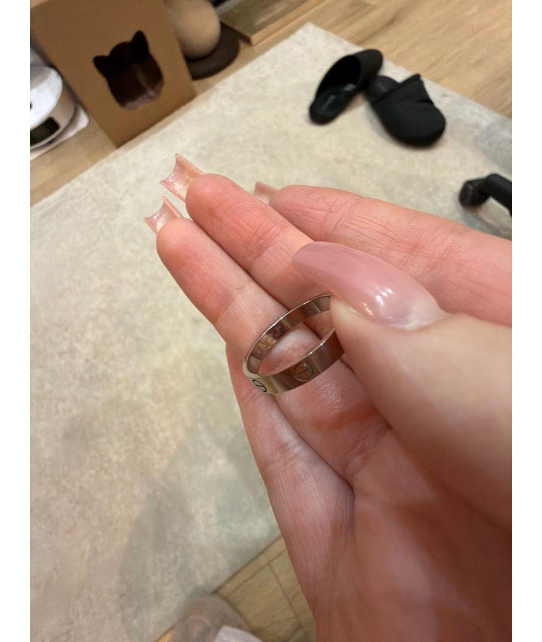 CARTIER Серебряное кольцо из белого золота, фото 3