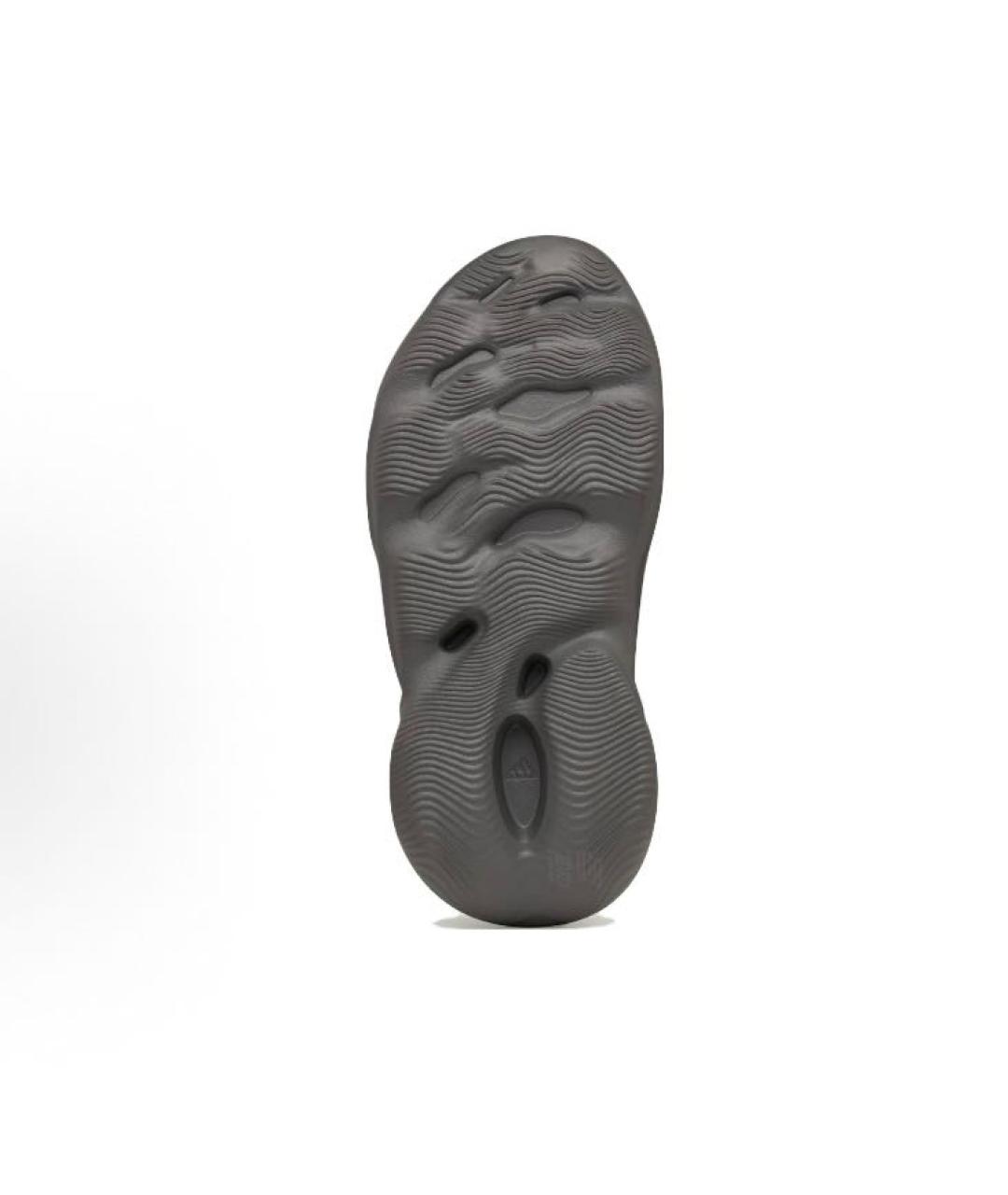 ADIDAS YEEZY Черные резиновые низкие кроссовки / кеды, фото 5