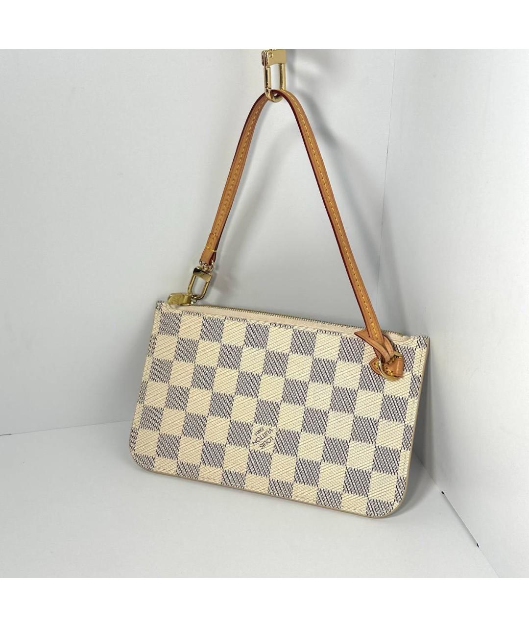 LOUIS VUITTON Белая сумка с короткими ручками, фото 5