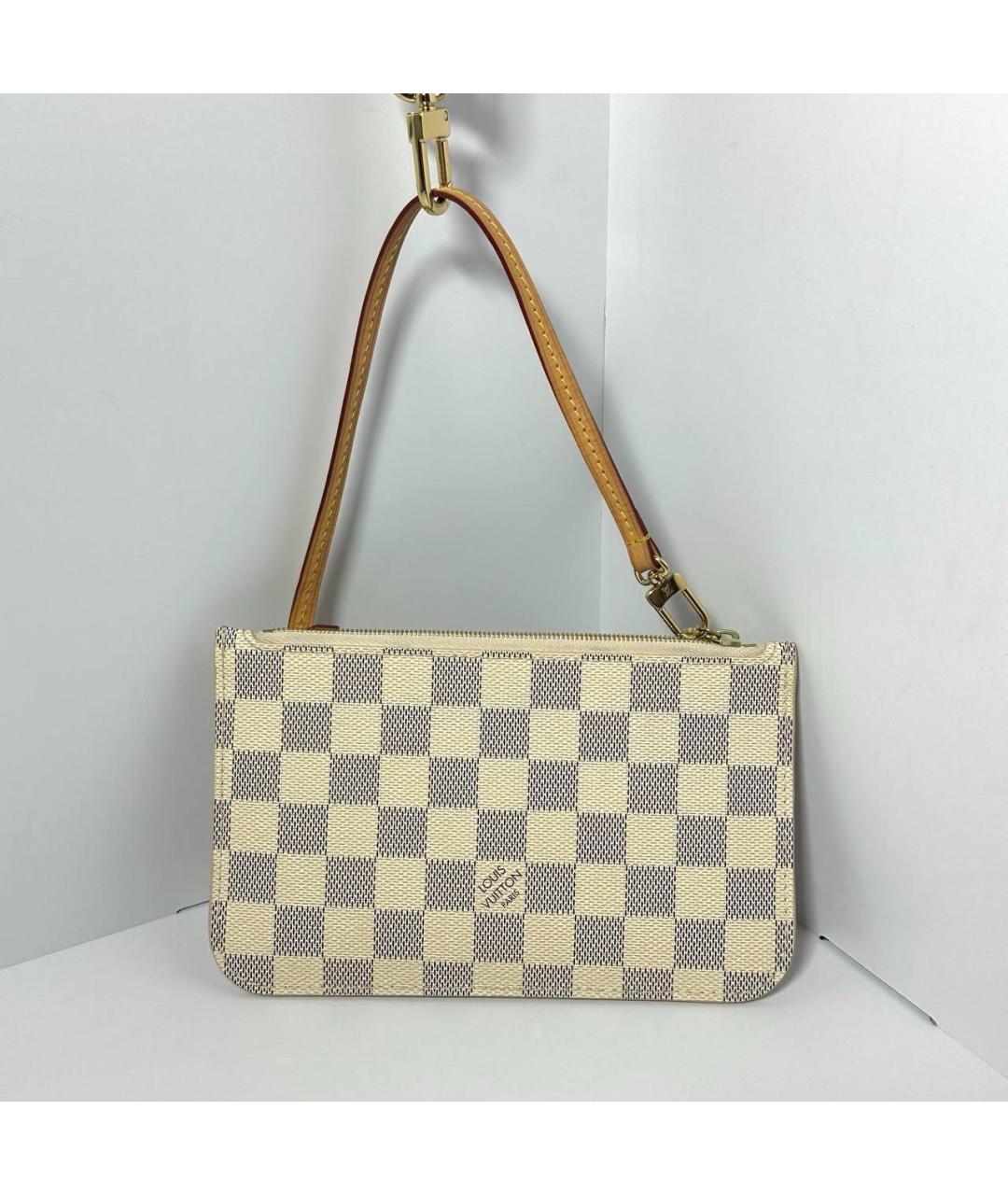 LOUIS VUITTON Белая сумка с короткими ручками, фото 2