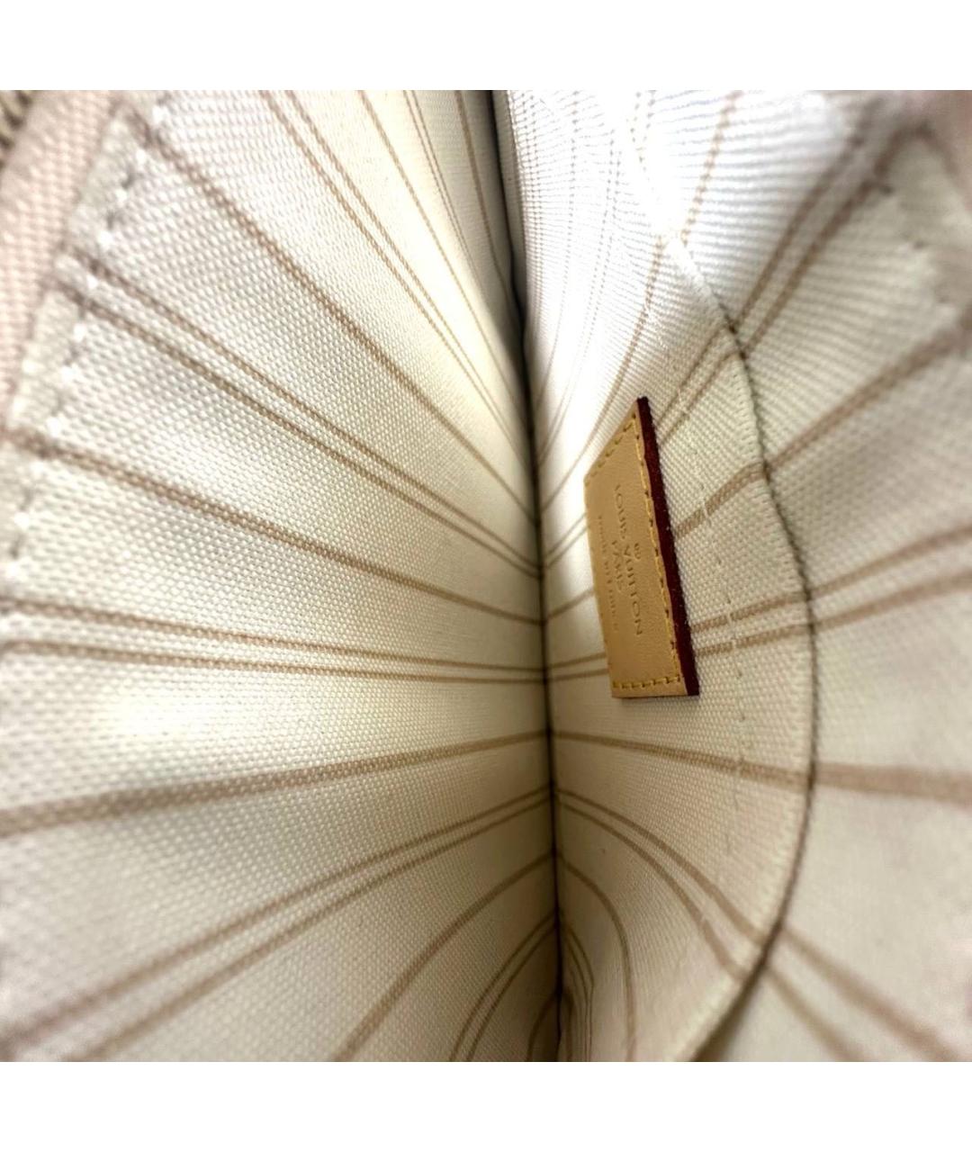 LOUIS VUITTON Белая сумка с короткими ручками, фото 4