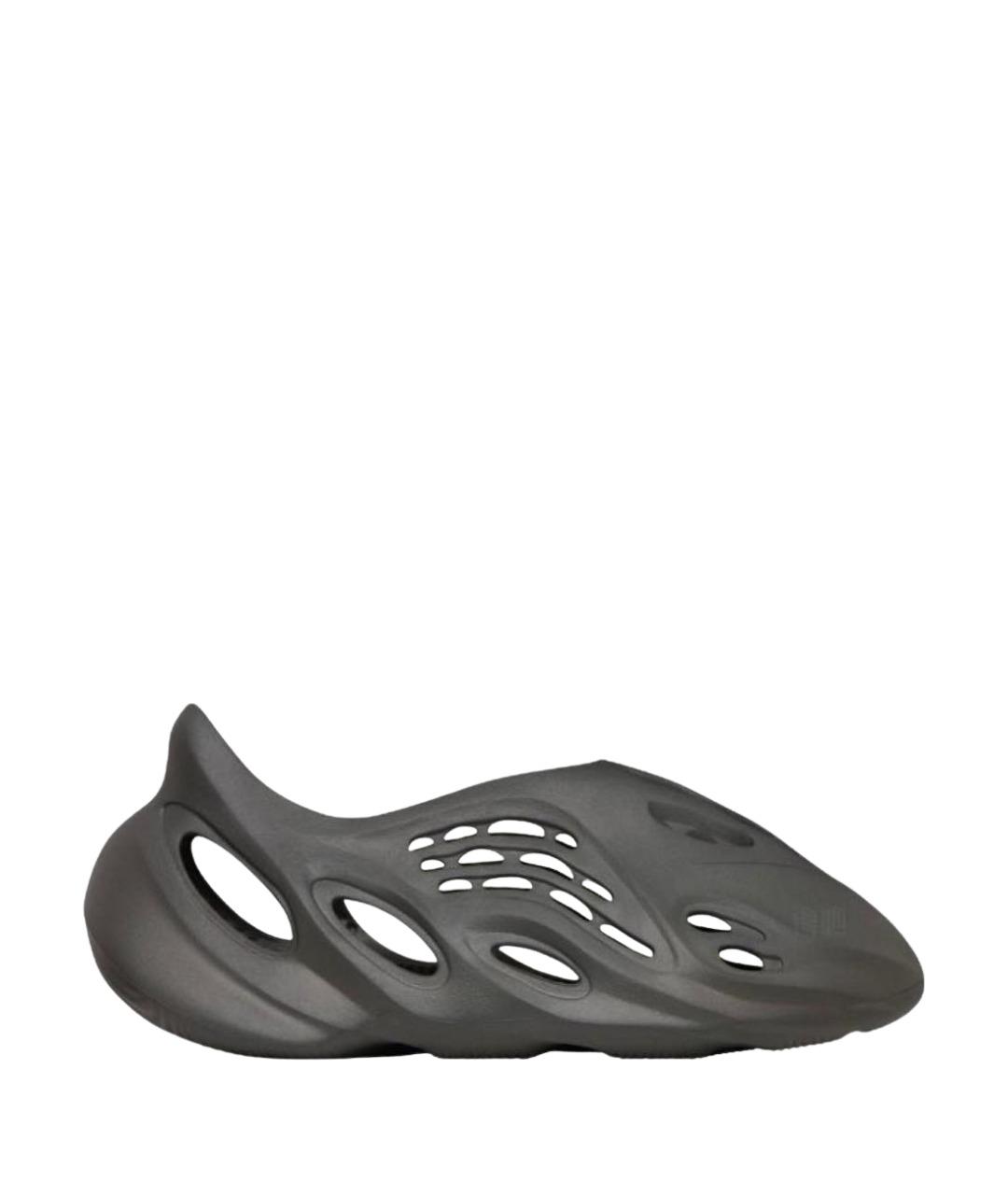 ADIDAS YEEZY Черные резиновые кроссовки, фото 1