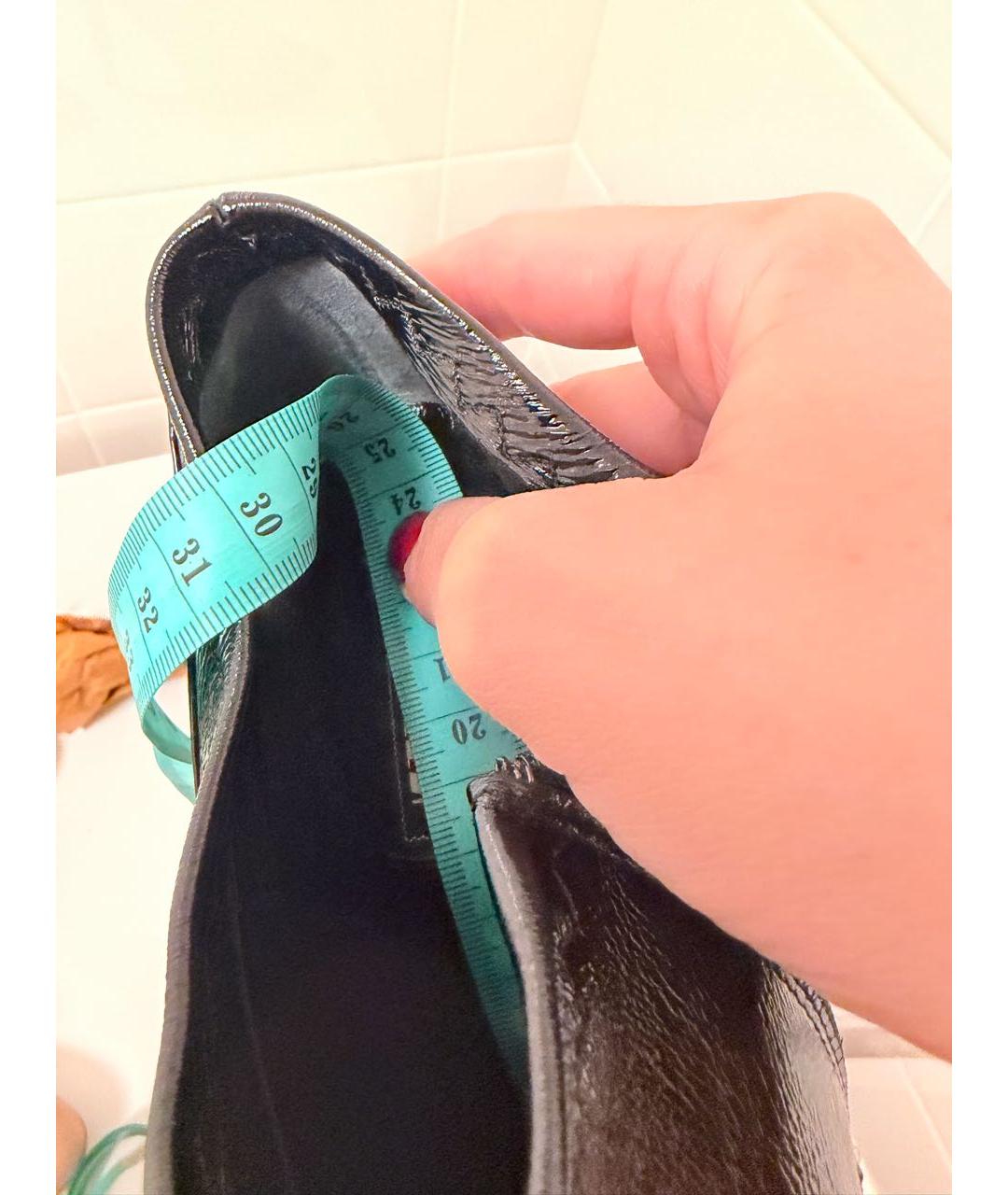 LE SILLA Черные туфли из лакированной кожи, фото 8