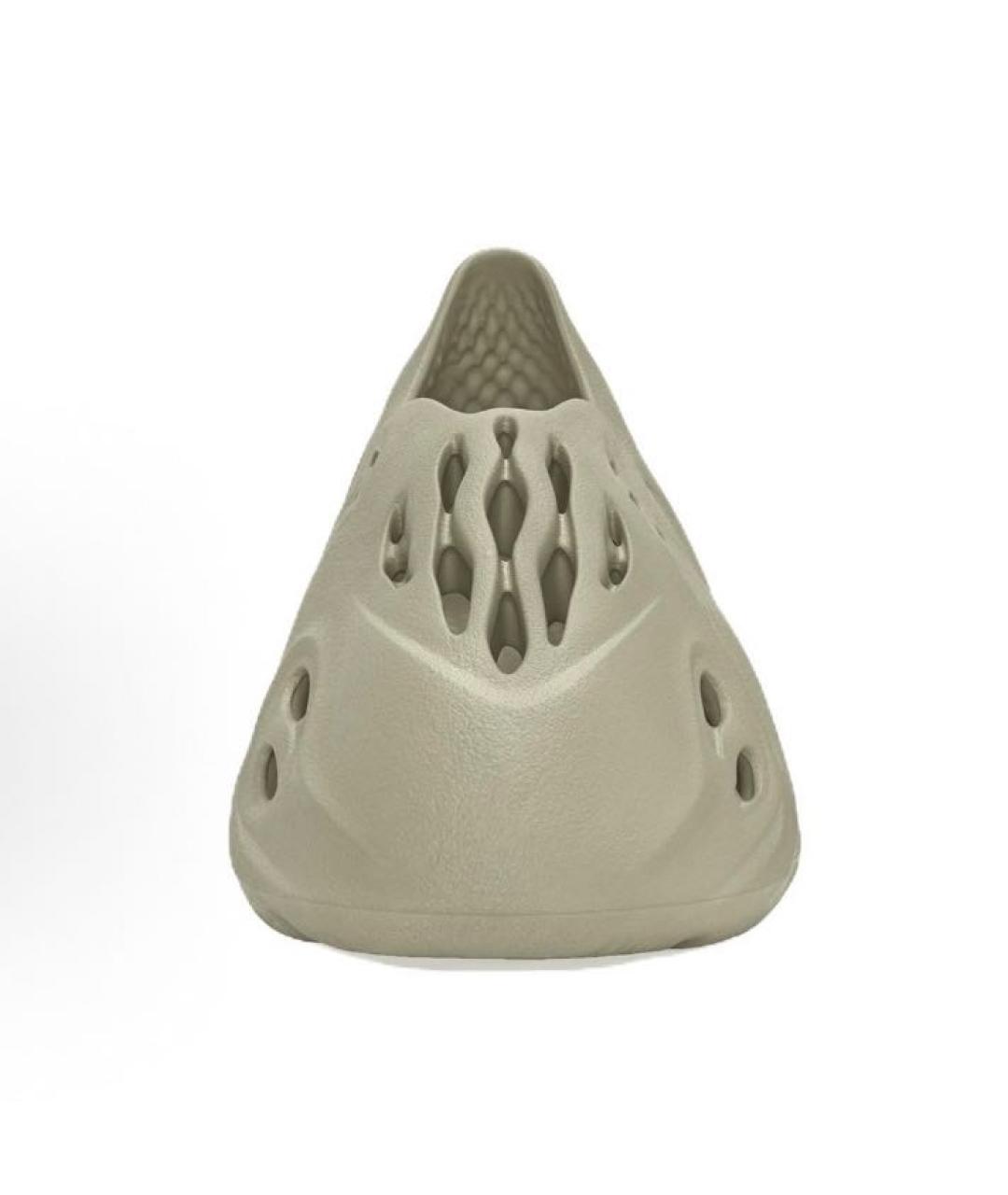 ADIDAS YEEZY Бежевые резиновые кроссовки, фото 4