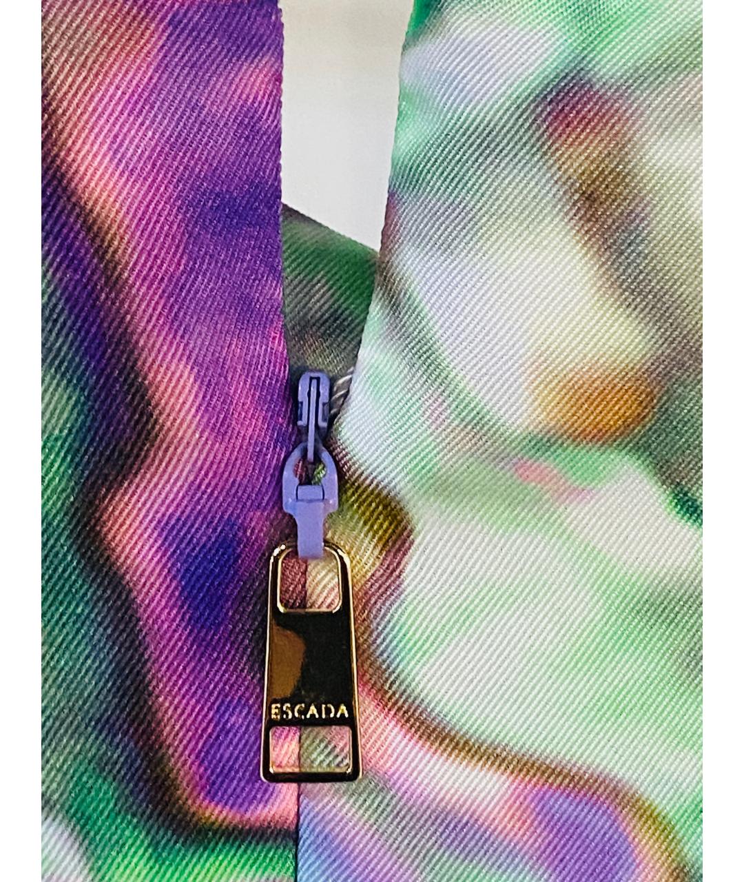 ESCADA Зеленый вискозный костюм с брюками, фото 5