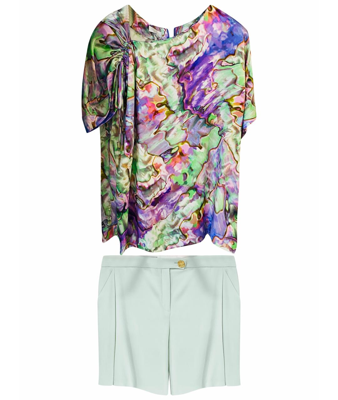 ESCADA Зеленый вискозный костюм с брюками, фото 1