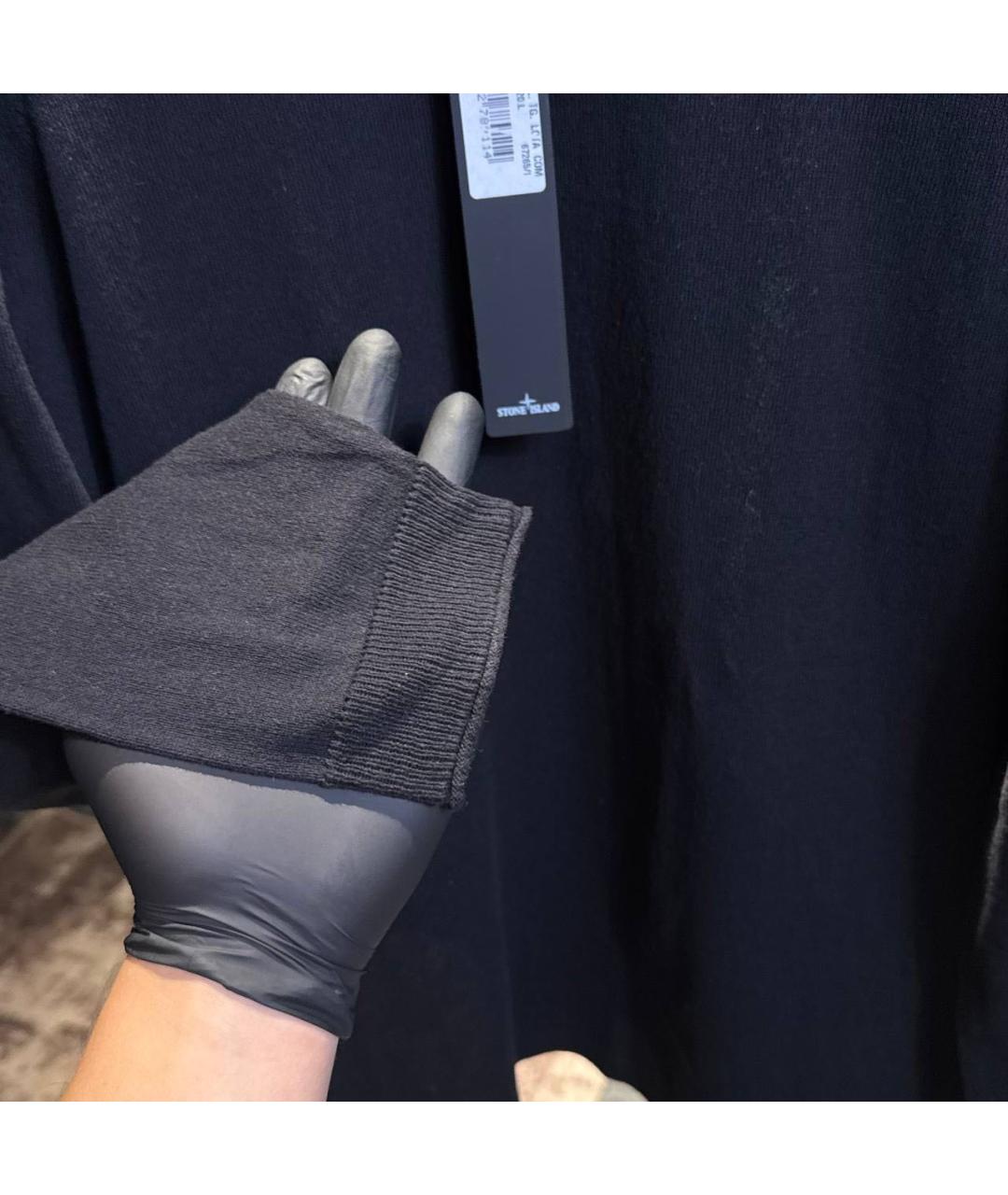 STONE ISLAND Черный джемпер / свитер, фото 3