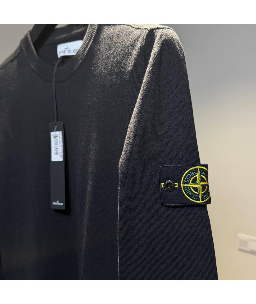 STONE ISLAND Черный джемпер / свитер, фото 2