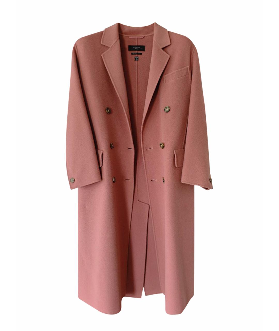 WEEKEND MAX MARA Коралловое шерстяное пальто, фото 1