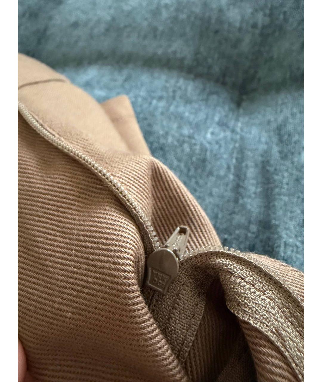 EMILIO PUCCI Коричневые хлопковые шорты, фото 7