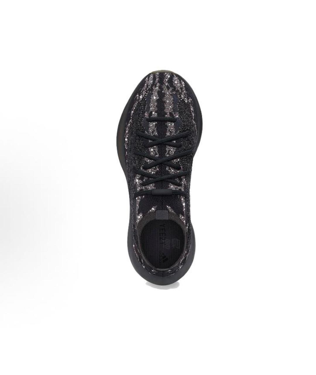 ADIDAS YEEZY Черные текстильные кроссовки, фото 2