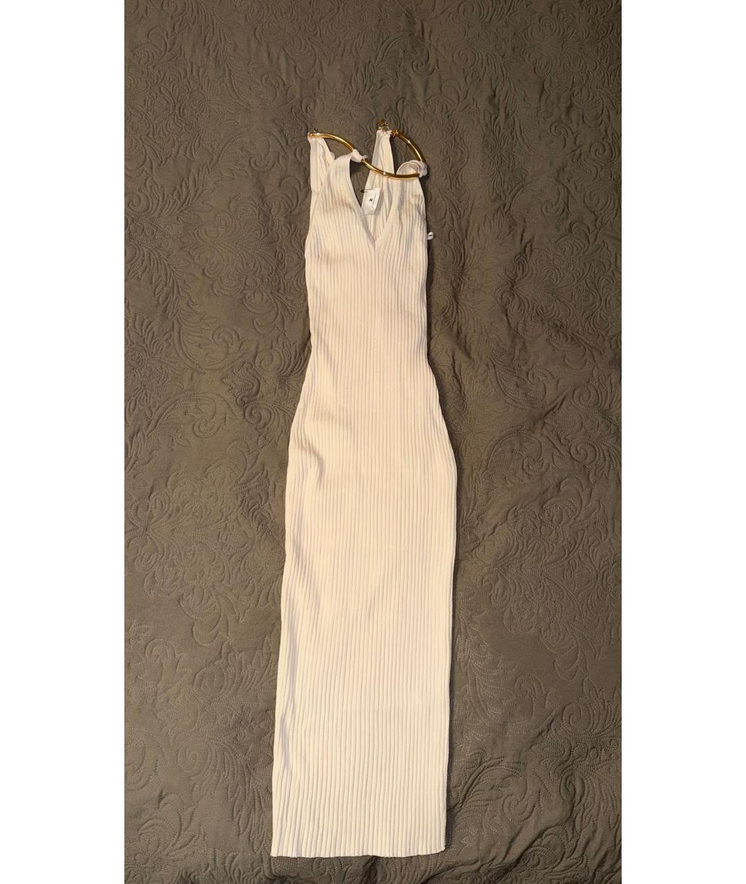 ELISABETTA FRANCHI Бежевое коктейльное платье, фото 2