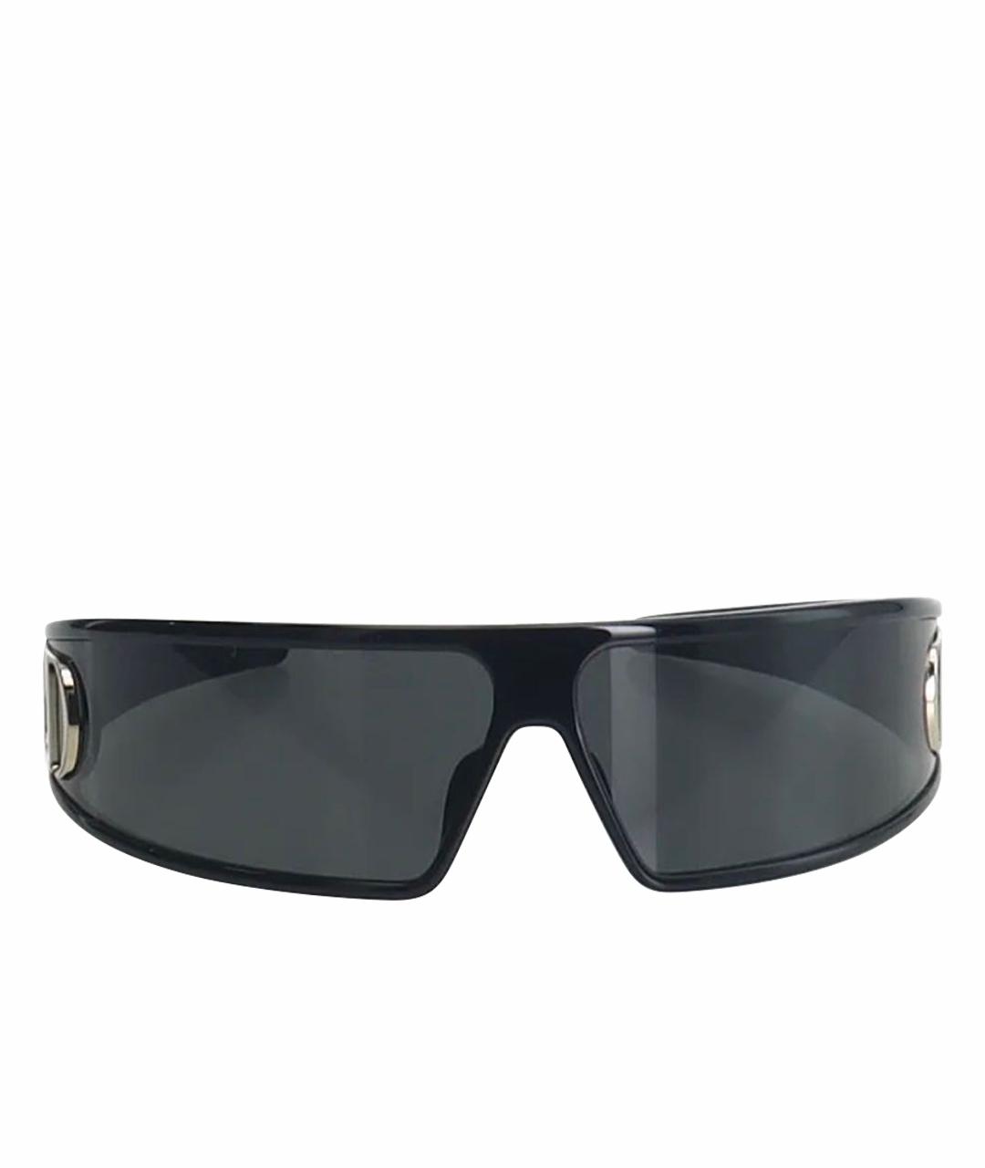 CHRISTIAN DIOR Черные пластиковые солнцезащитные очки, фото 1