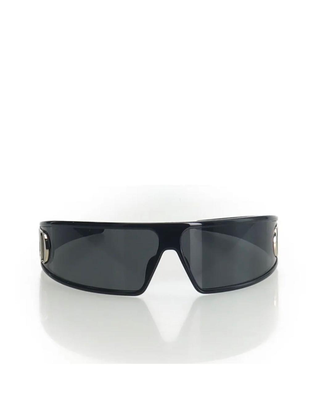 CHRISTIAN DIOR Черные пластиковые солнцезащитные очки, фото 5