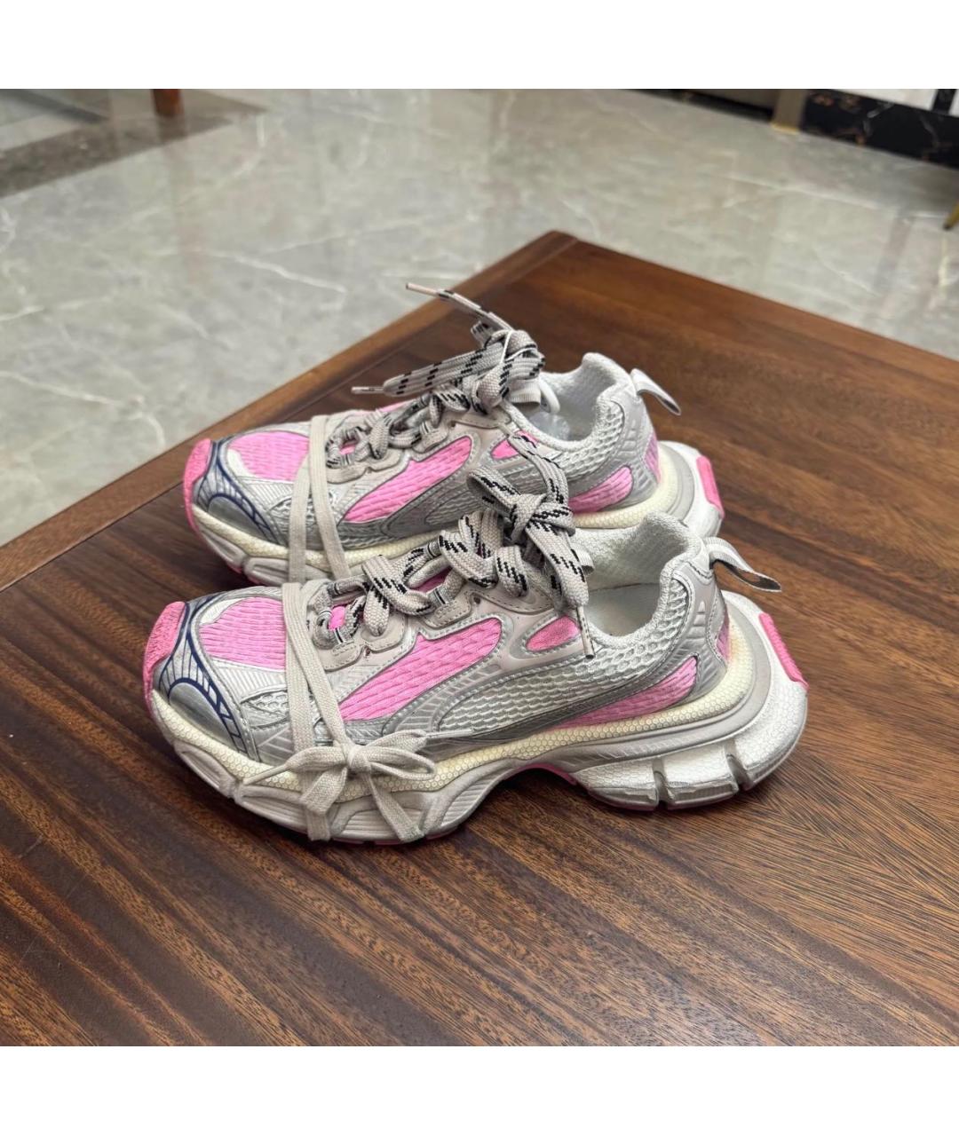 BALENCIAGA Розовые кроссовки, фото 5