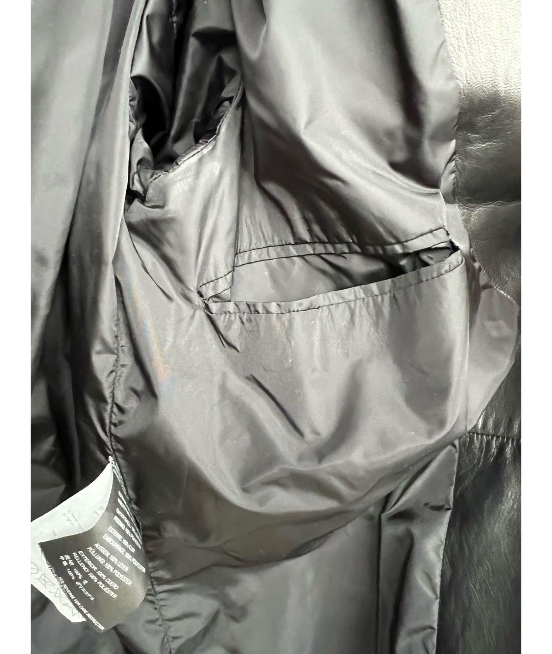 PRADA Черная кожаная куртка, фото 7