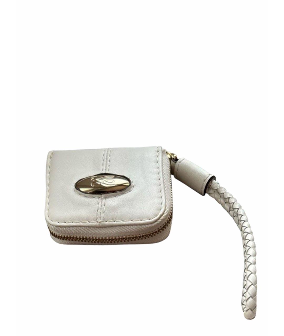 LANCEL Белый кожаный кошелек, фото 1