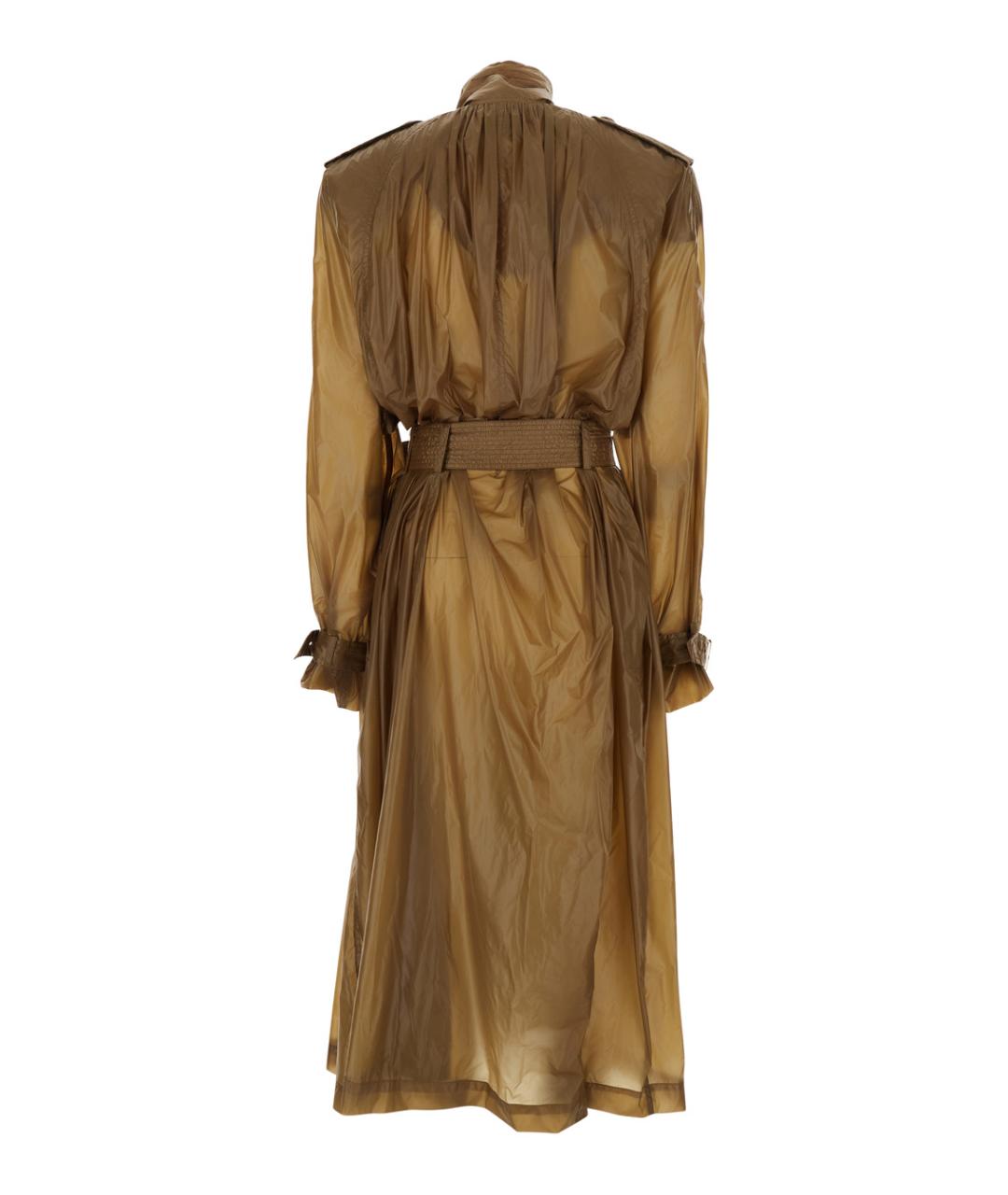 SAINT LAURENT Бежевый хлопковый тренч/плащ, фото 2