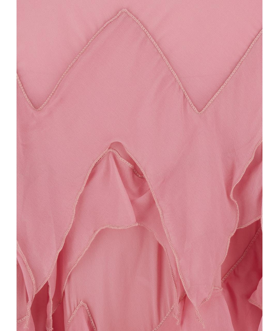 BLUMARINE Розовое вискозное коктейльное платье, фото 3