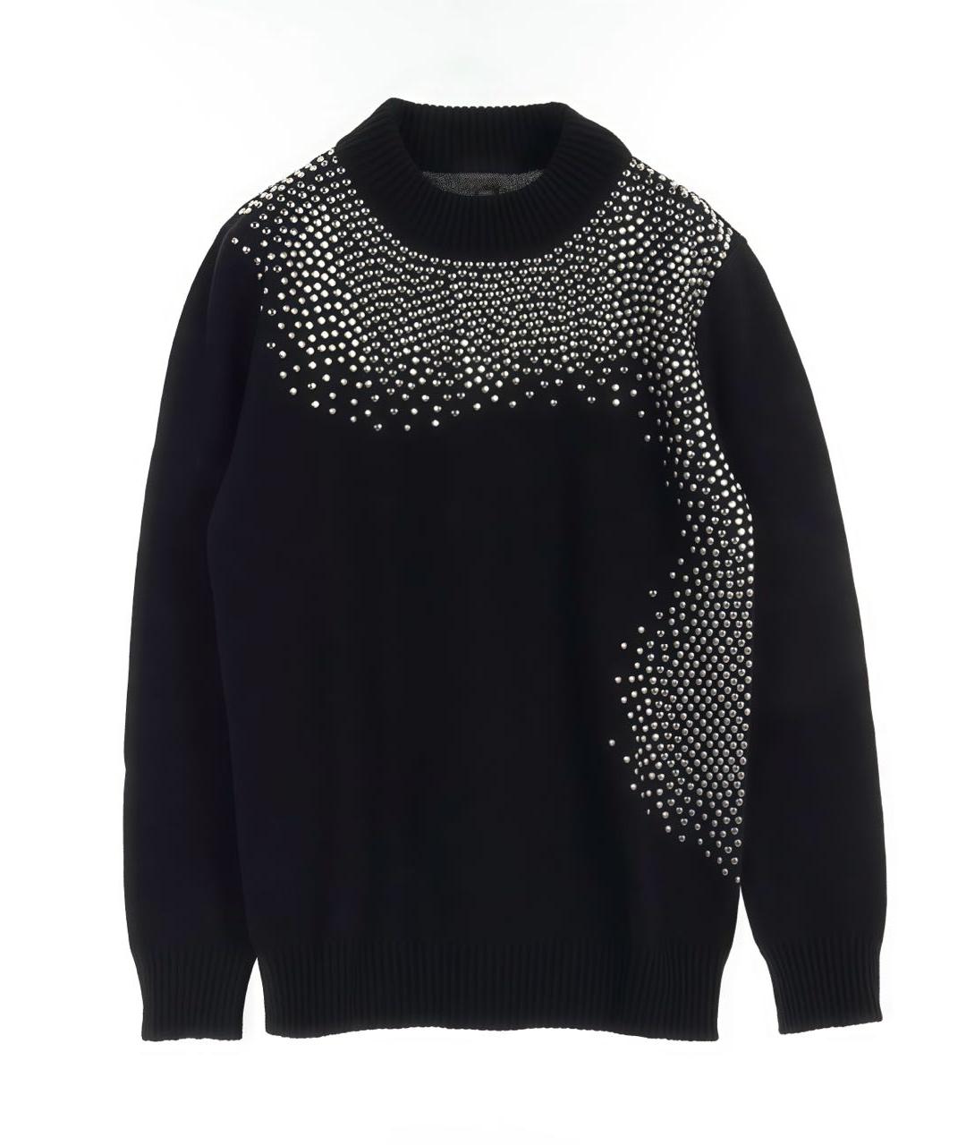 SAINT LAURENT Черный шерстяной джемпер / свитер, фото 6