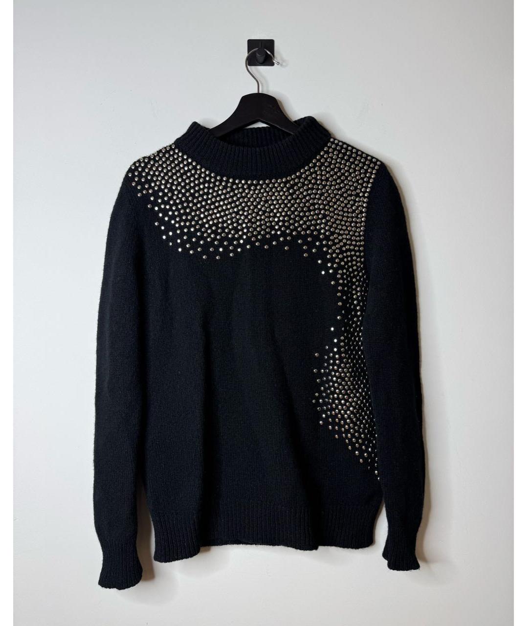 SAINT LAURENT Черный шерстяной джемпер / свитер, фото 2