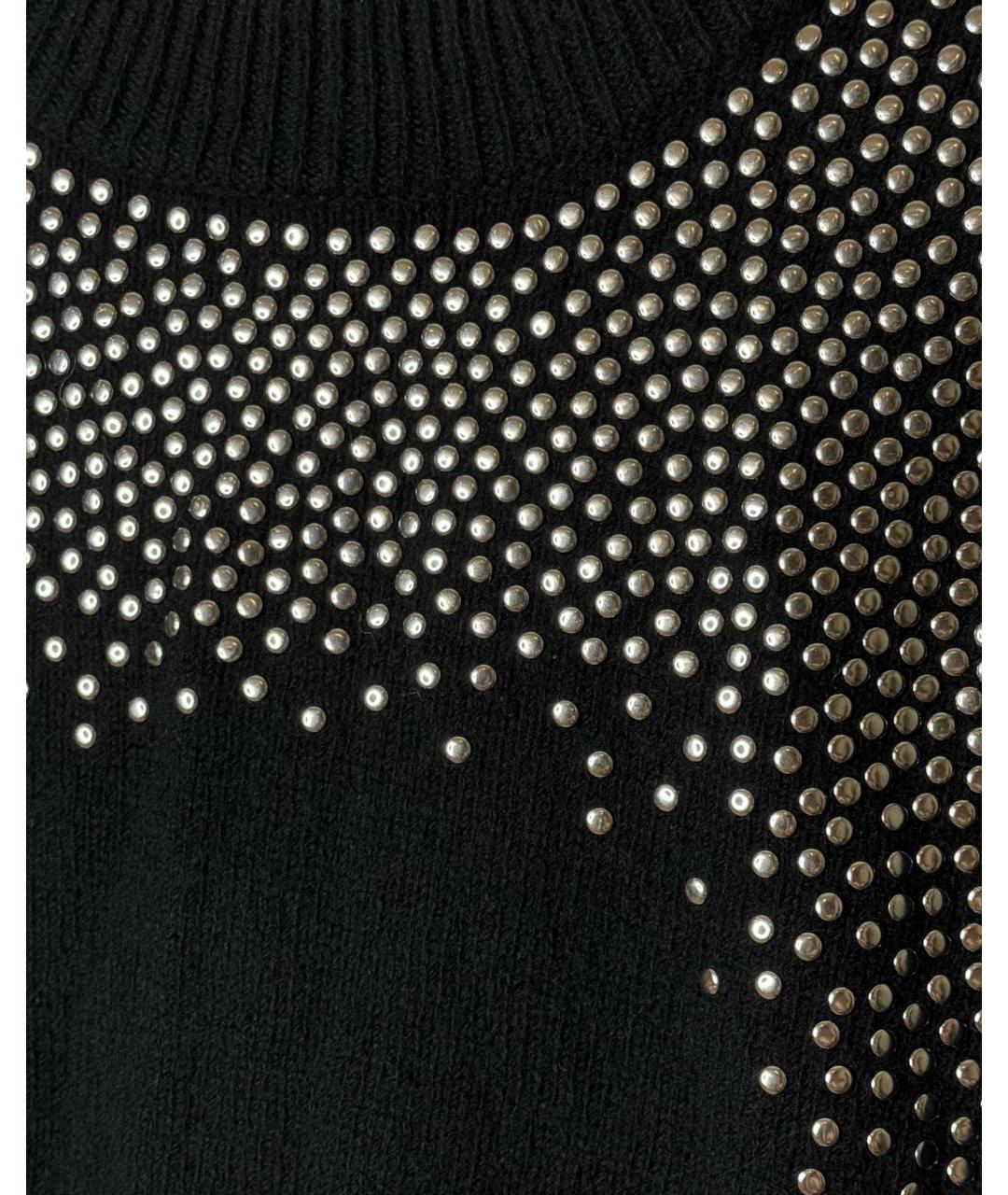 SAINT LAURENT Черный шерстяной джемпер / свитер, фото 4