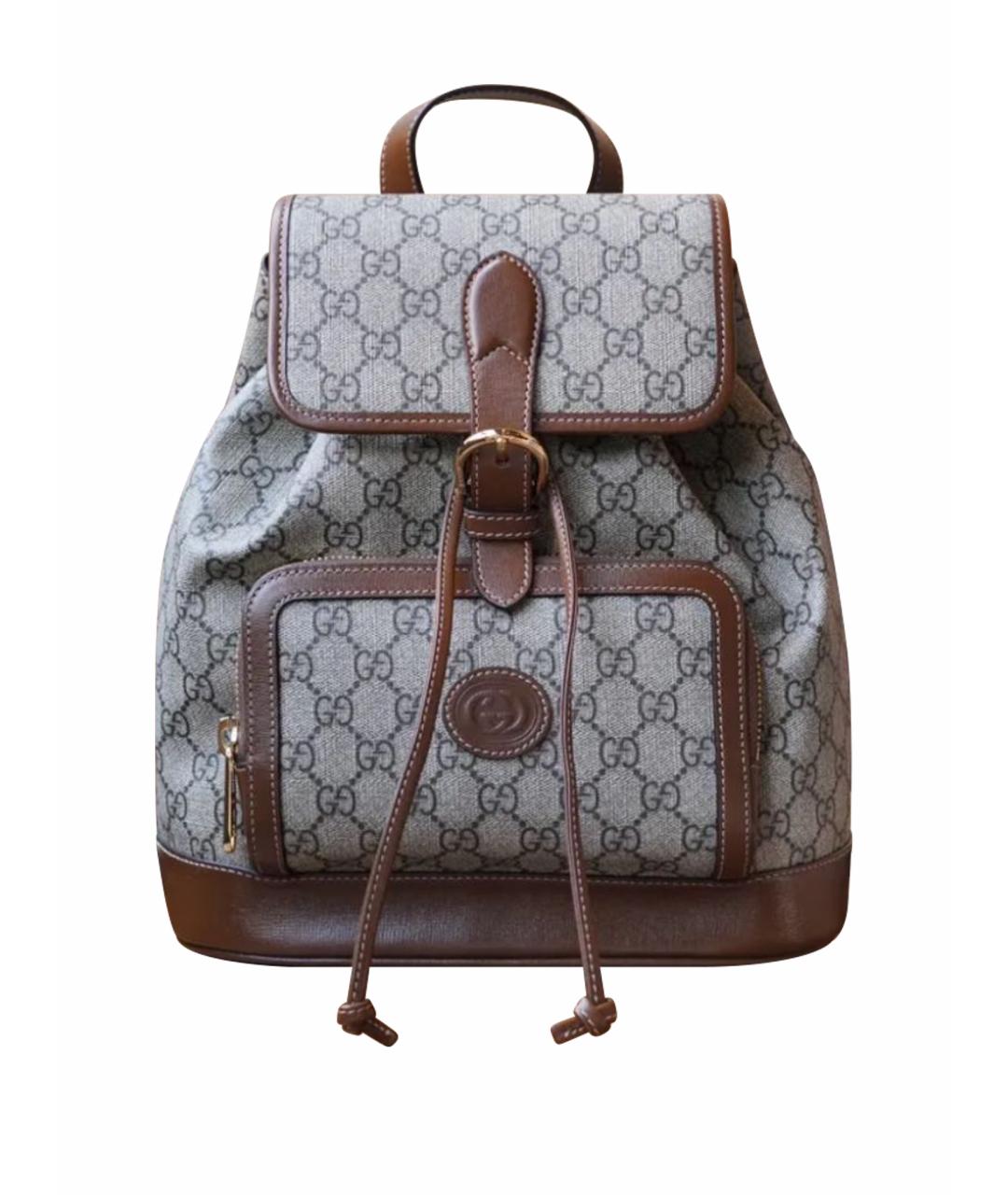 GUCCI Бежевый рюкзак, фото 1