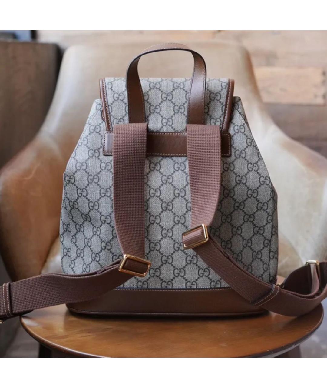 GUCCI Бежевый рюкзак, фото 2