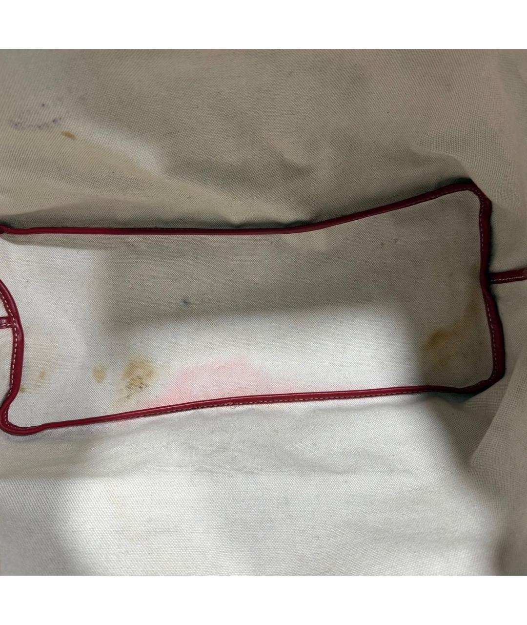 GOYARD Красная сумка тоут, фото 4