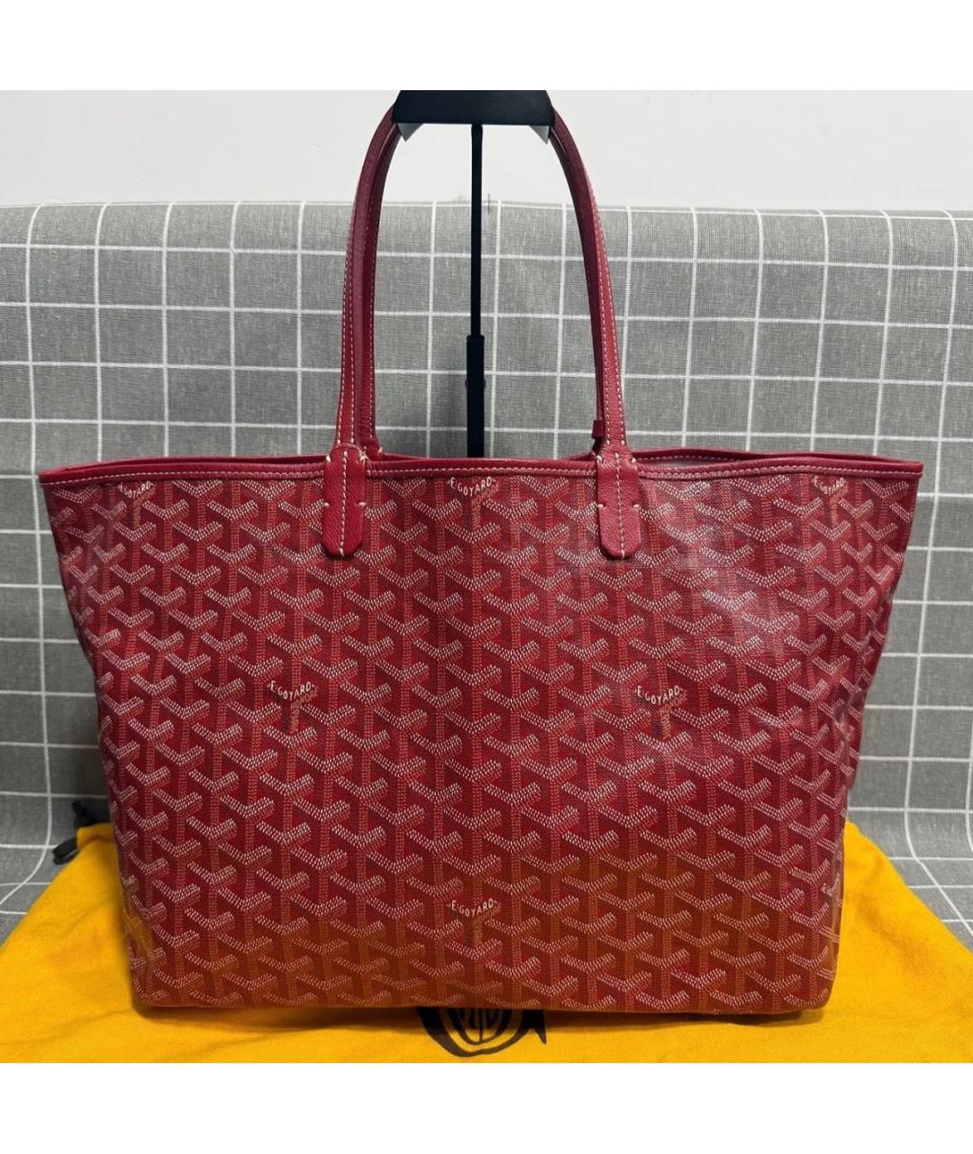 GOYARD Красная сумка тоут, фото 2
