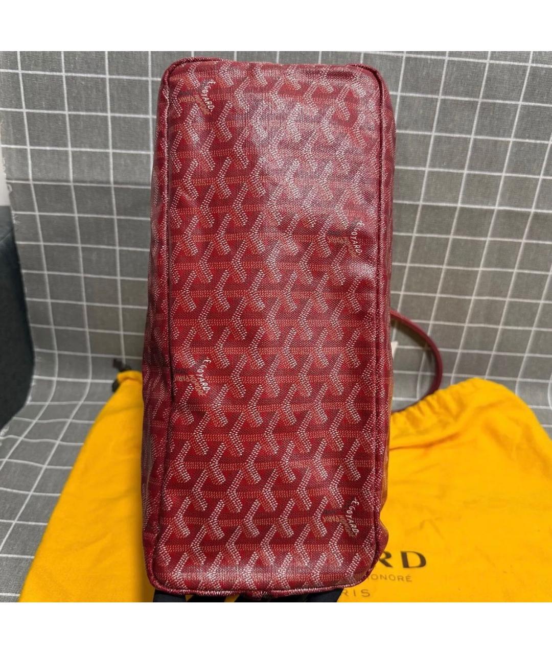GOYARD Красная сумка тоут, фото 3
