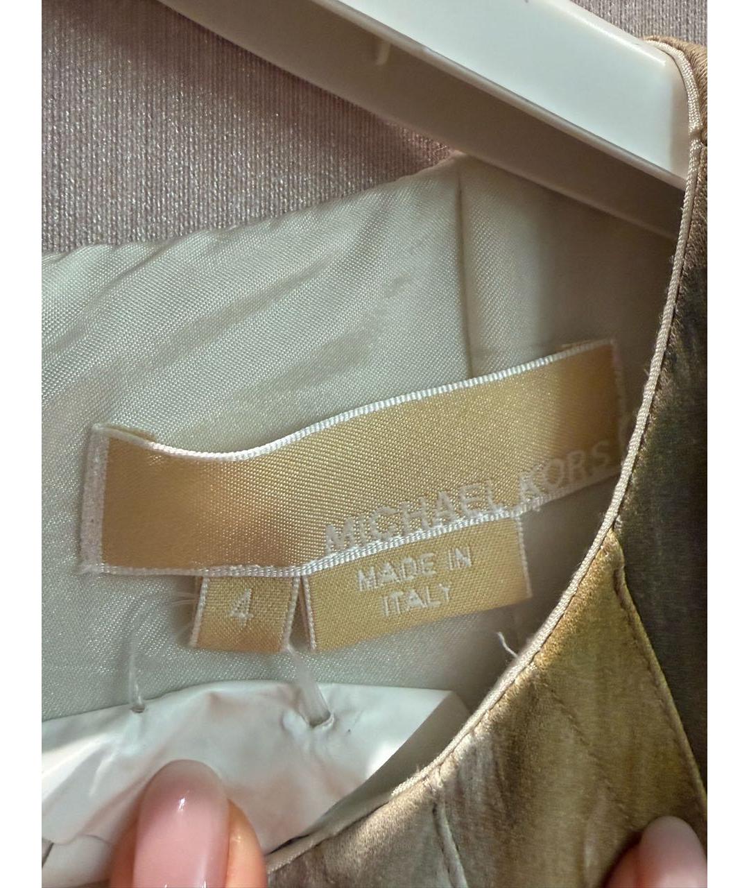 MICHAEL KORS Мульти вискозное повседневное платье, фото 4